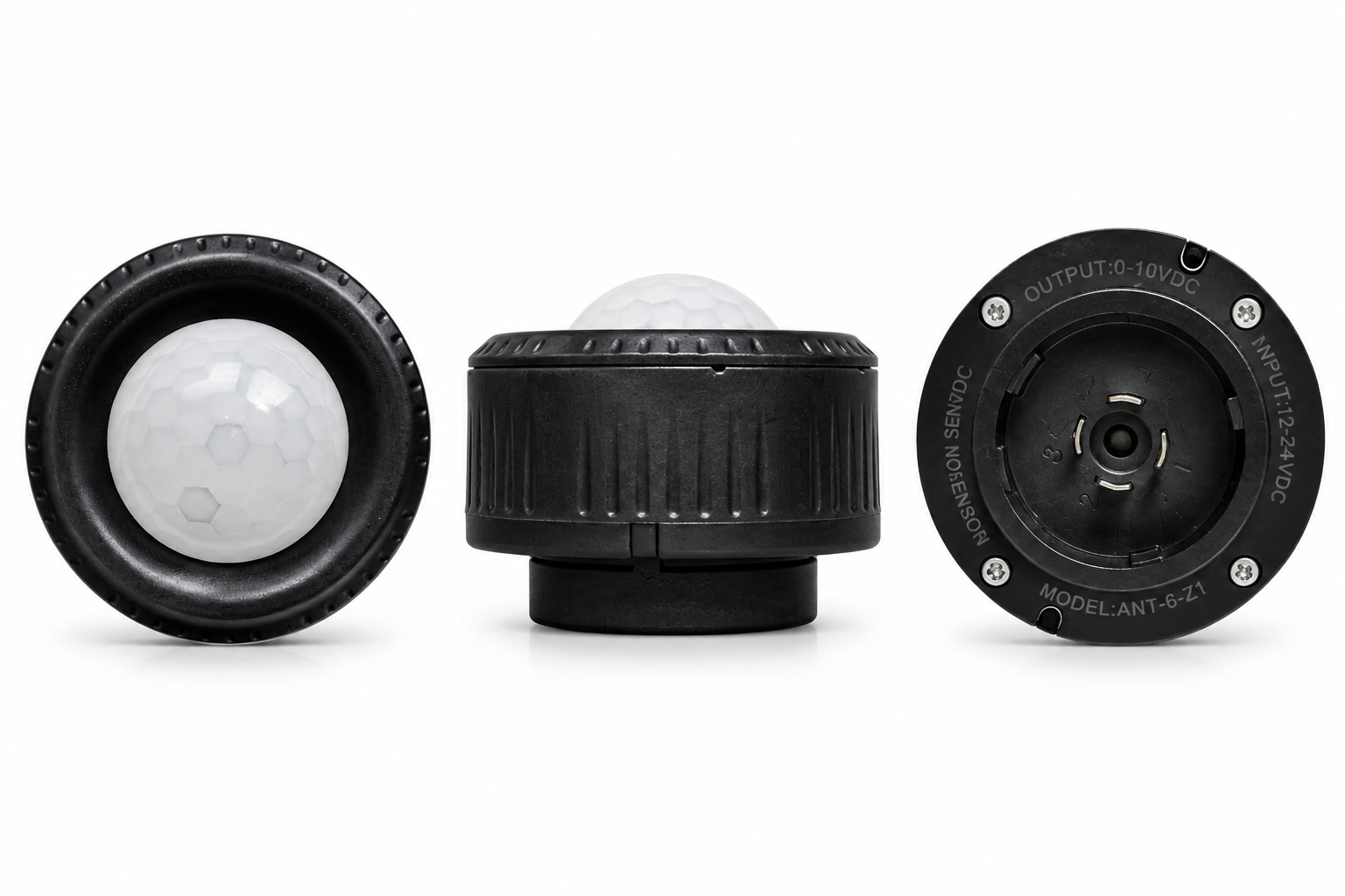 PIR Sensor for Sirius VI - 0-10V dimming, 15m mounting height, 8m detection radius, IP65,BLACK