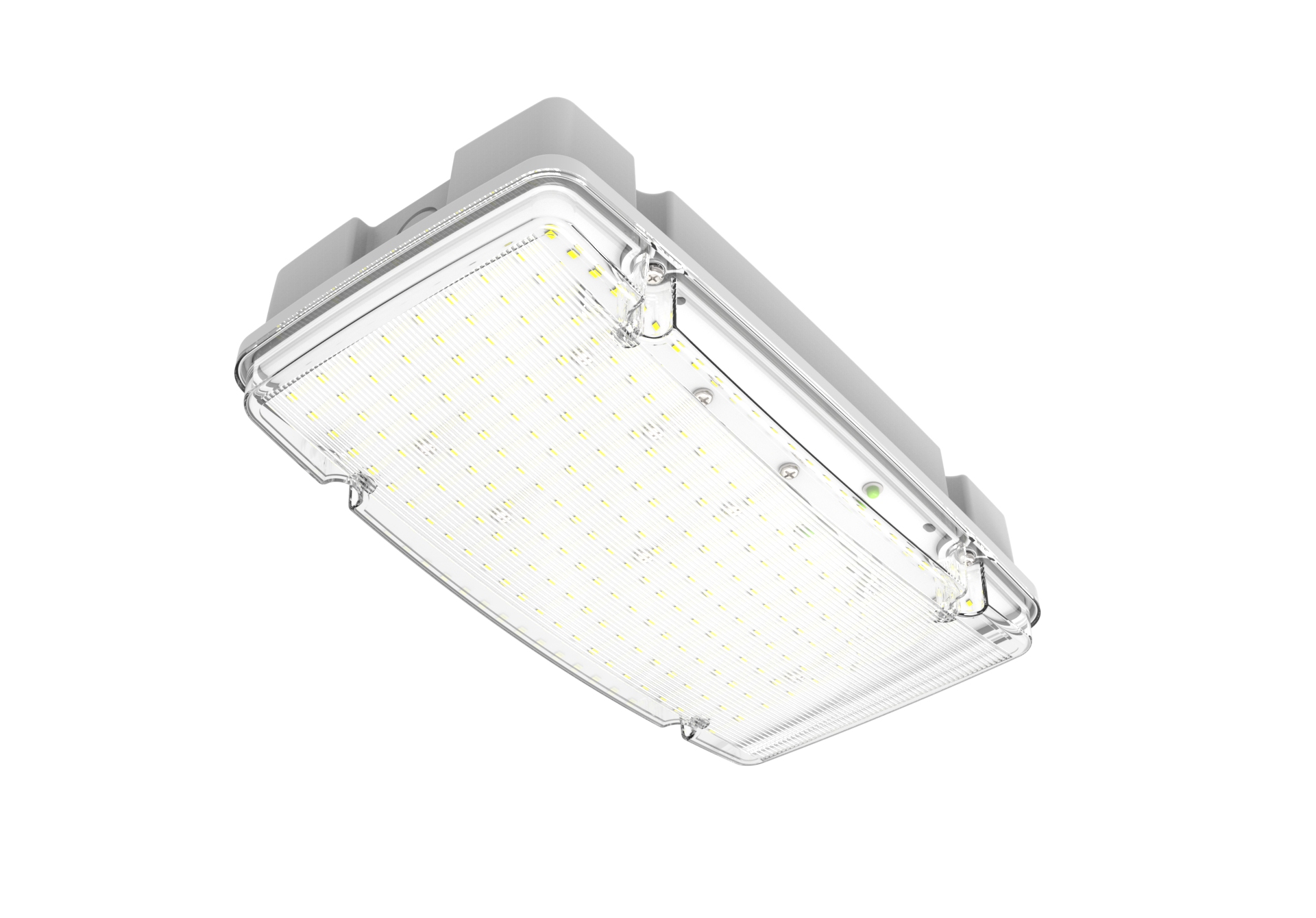 10W Emergency Bulkhead | 2-Stage Lumen Selectable | Manual/Self-Test