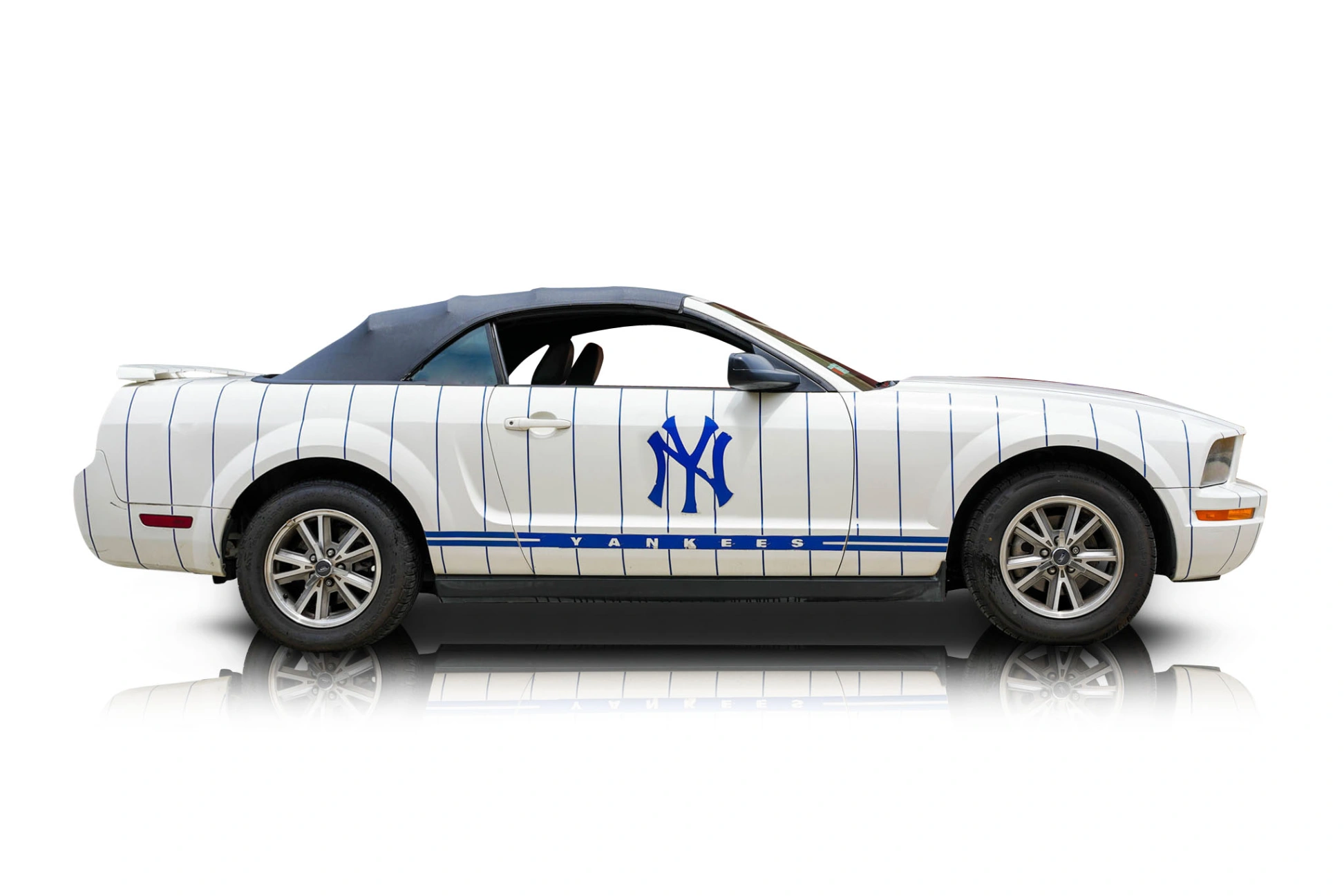 Passenger side photo of vehicle