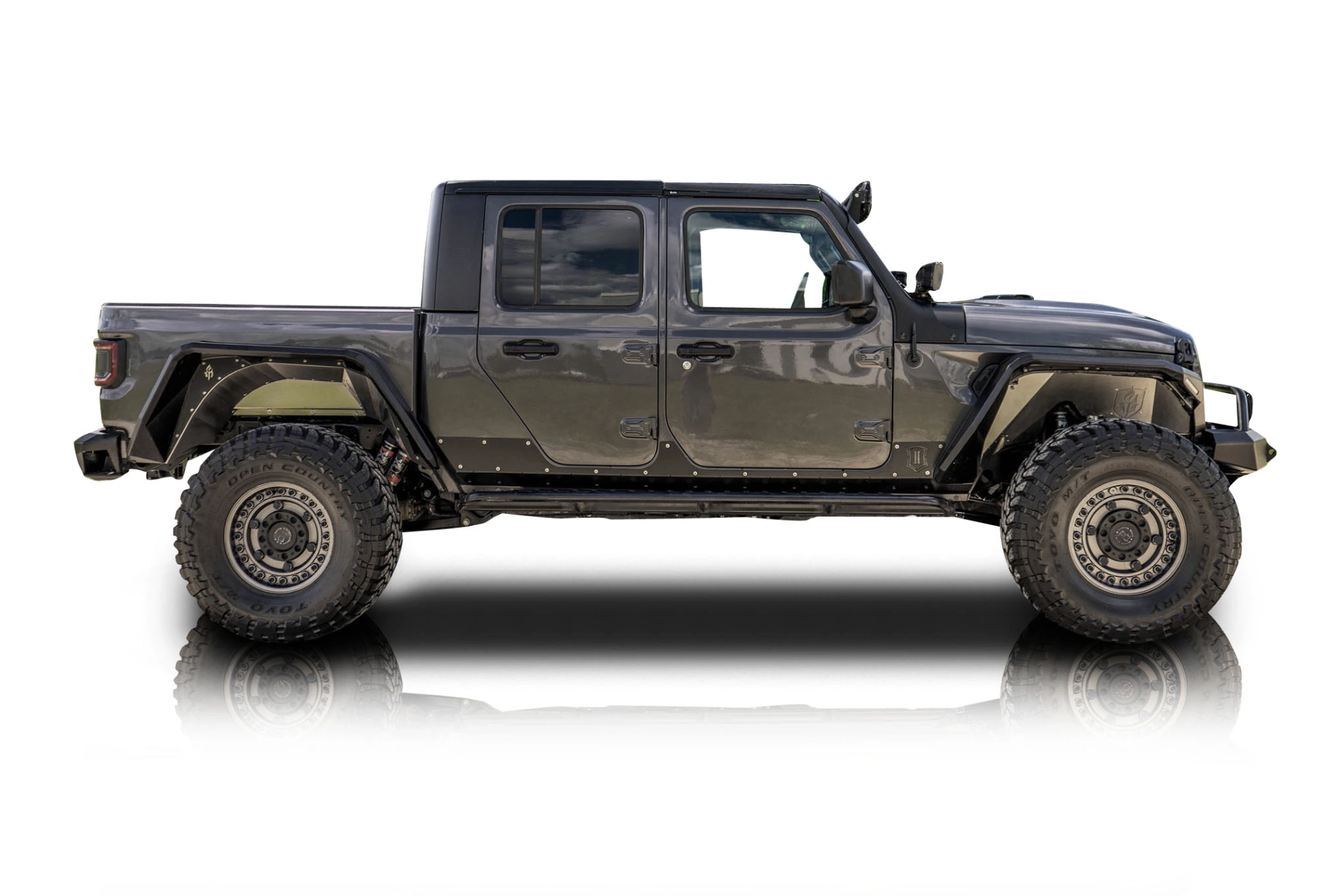 Passenger side photo of vehicle