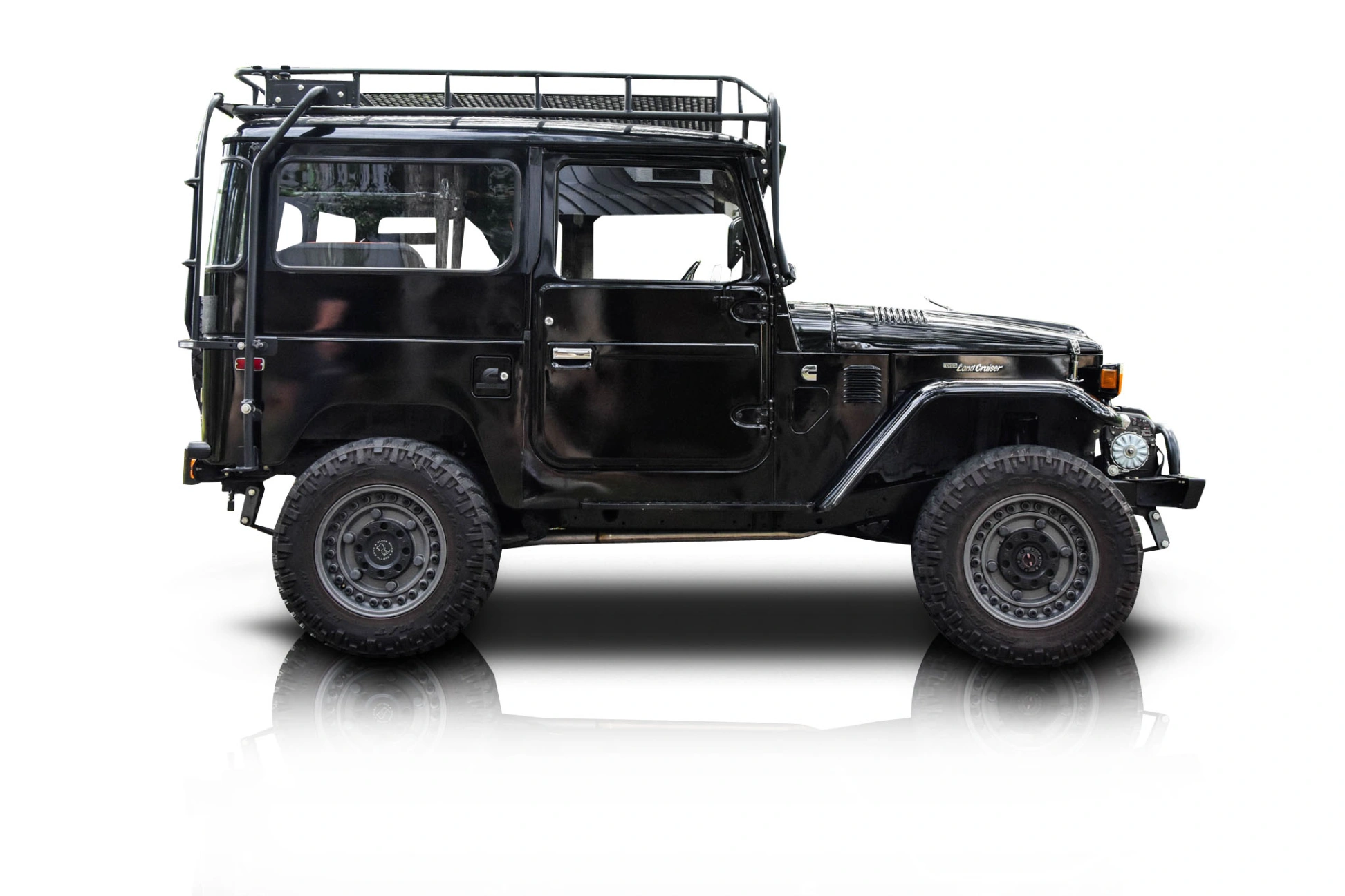 Passenger side photo of vehicle