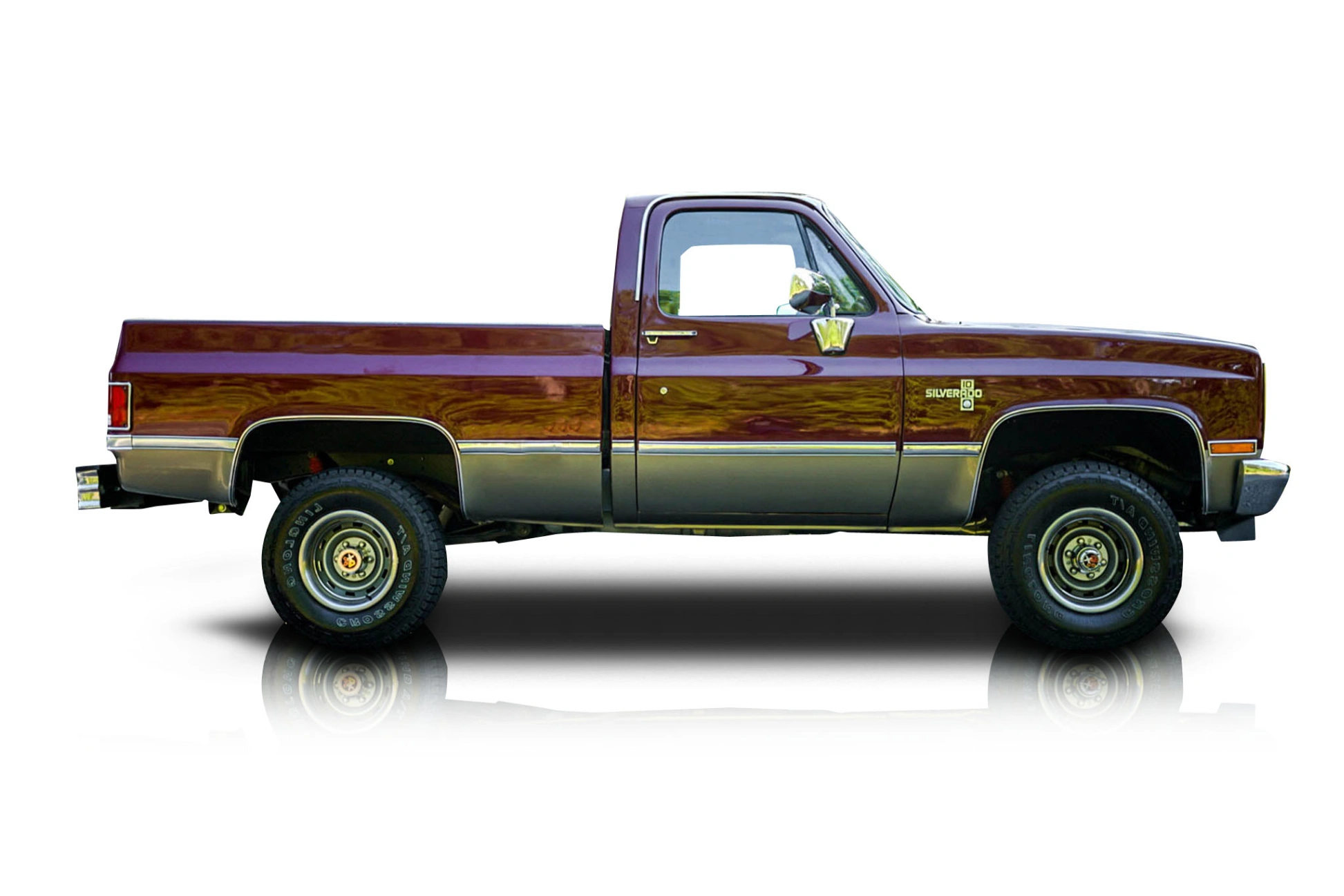 Passenger side photo of vehicle