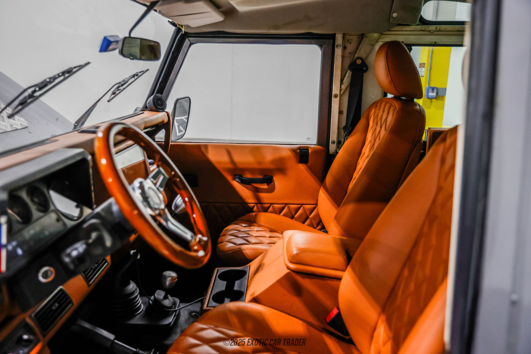 The interior of the vehicle for sale