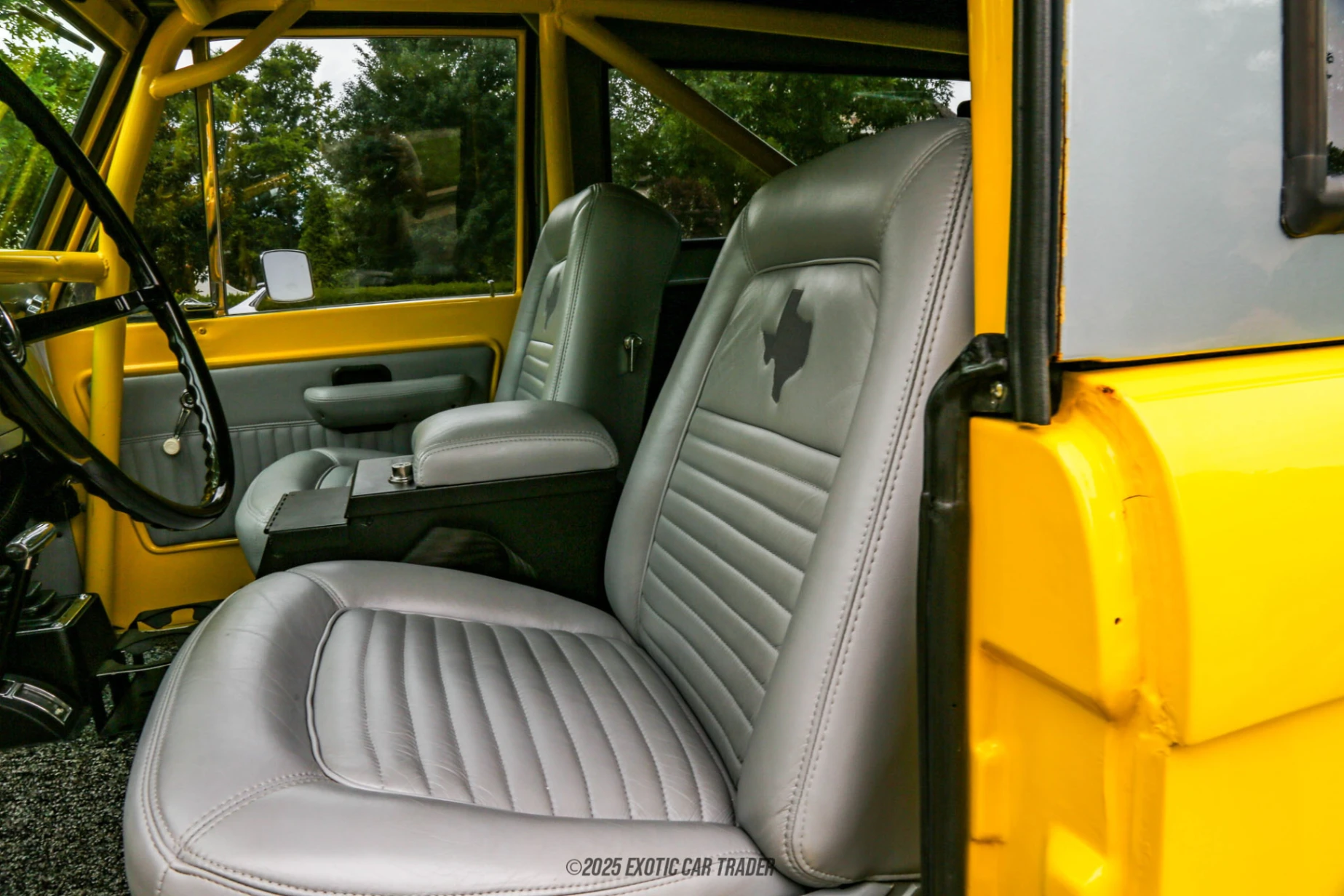 The interior of the vehicle for sale