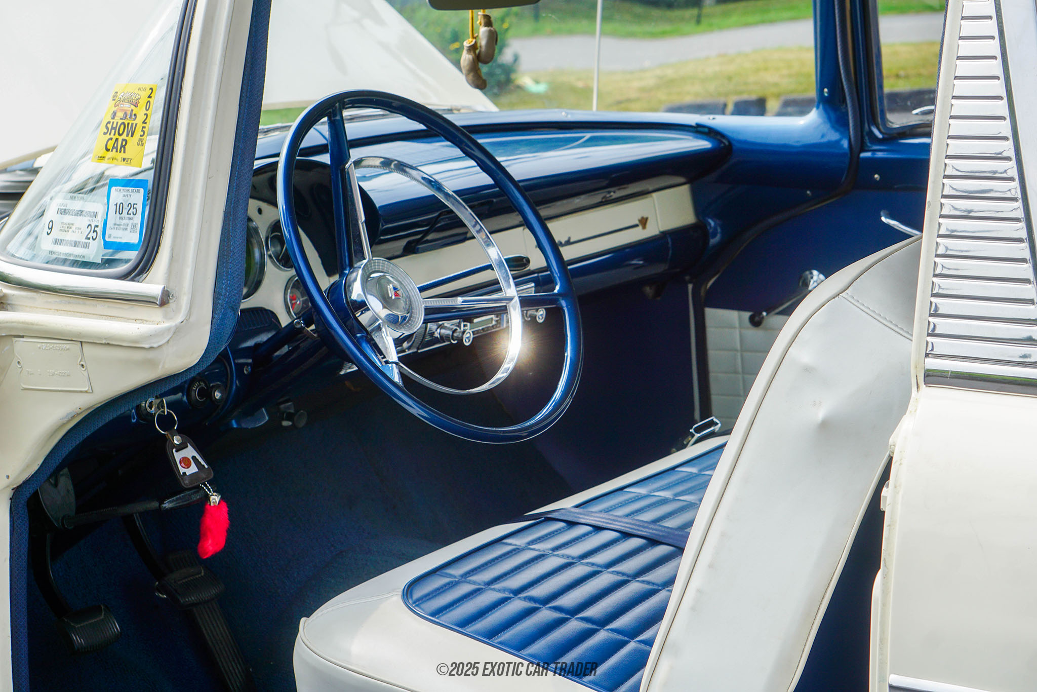 The interior of the vehicle for sale