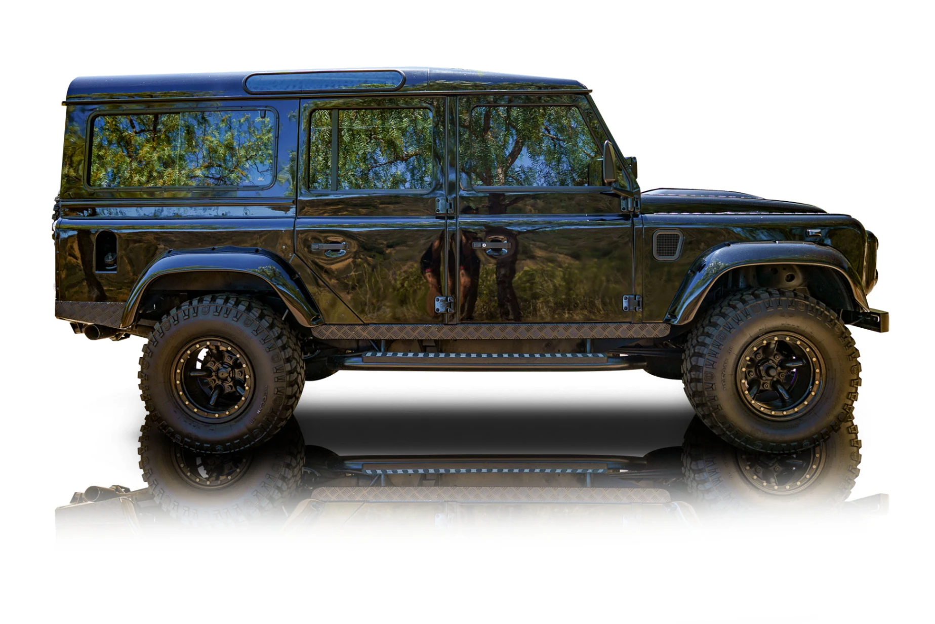 Passenger side photo of vehicle