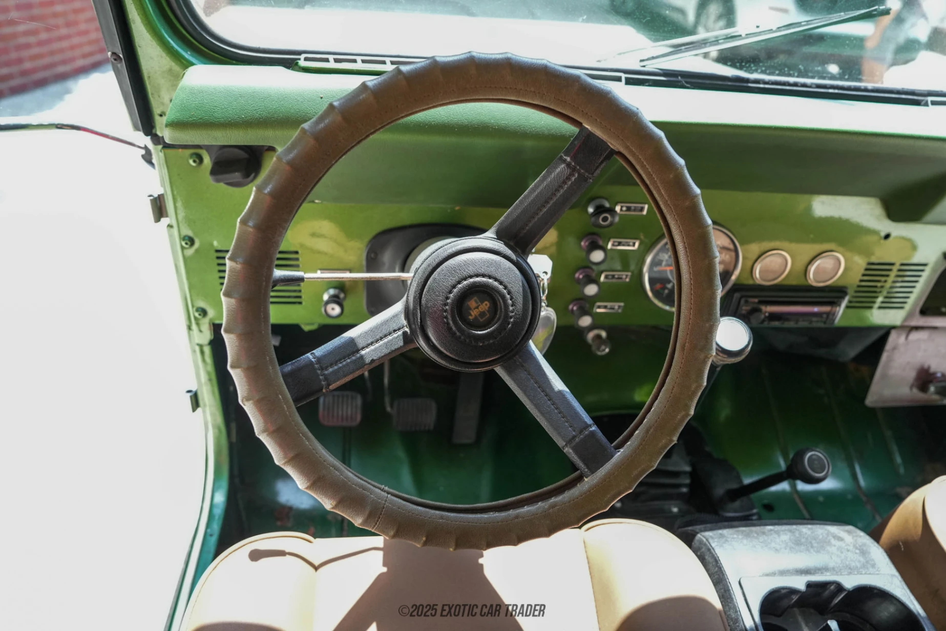 The interior of the vehicle for sale