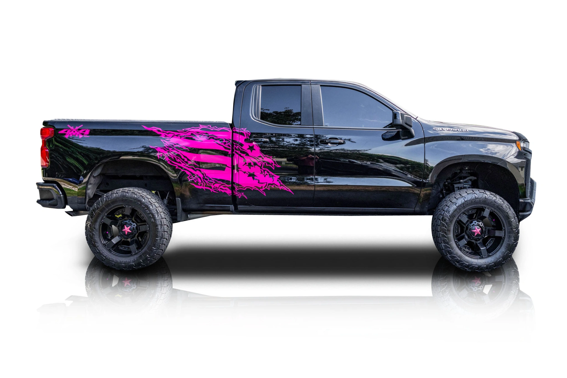 Passenger side photo of vehicle