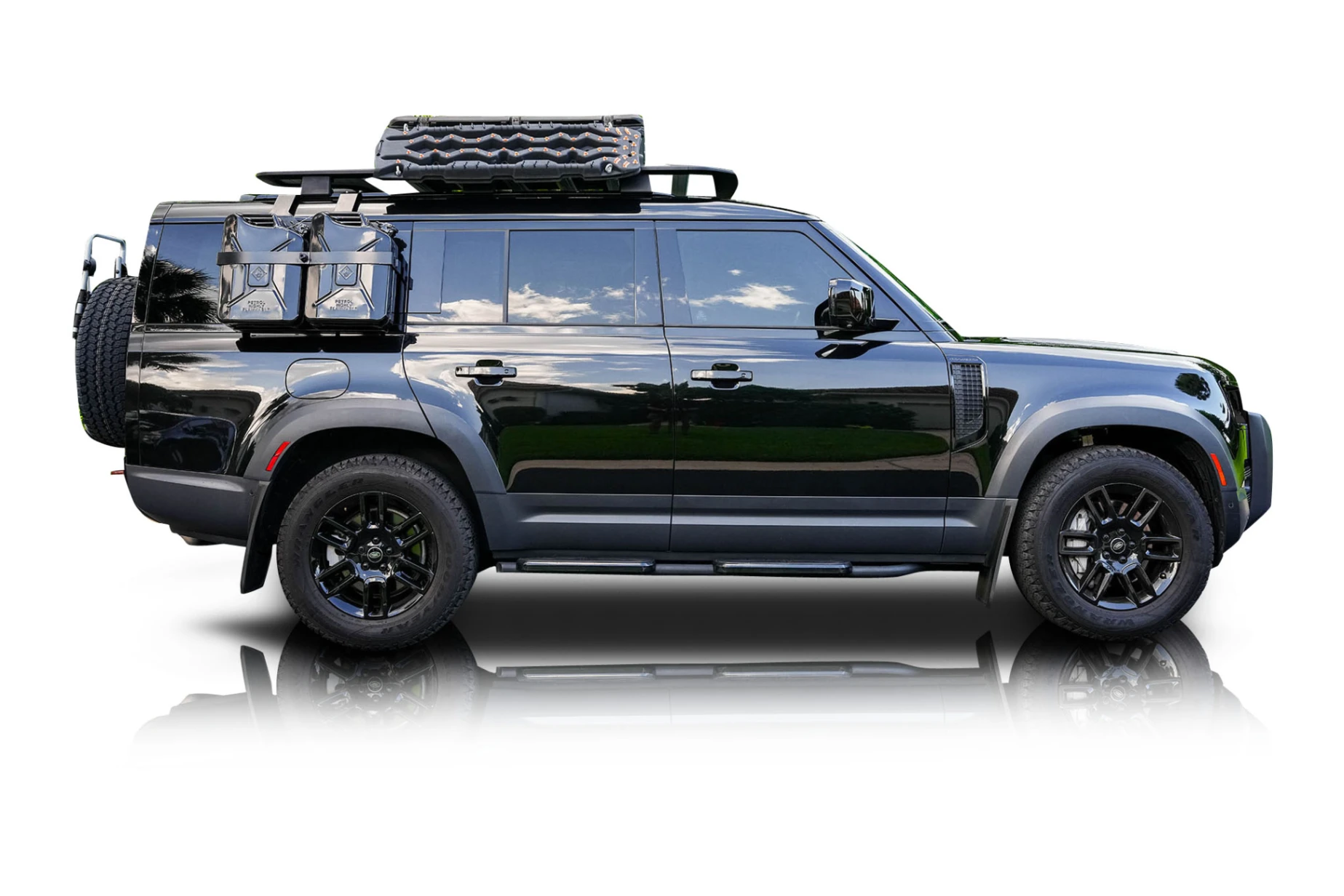 Passenger side photo of vehicle