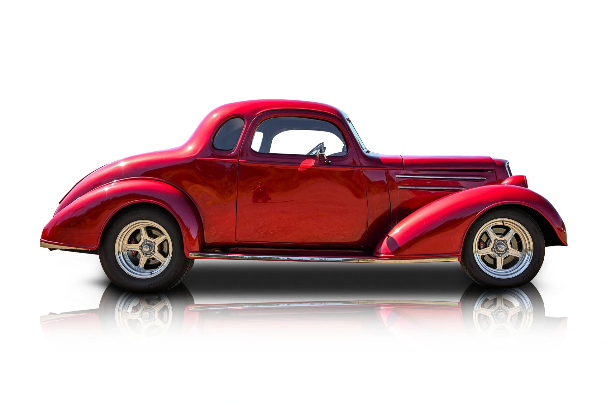 An incredible side shot photo of a car that you should buy.