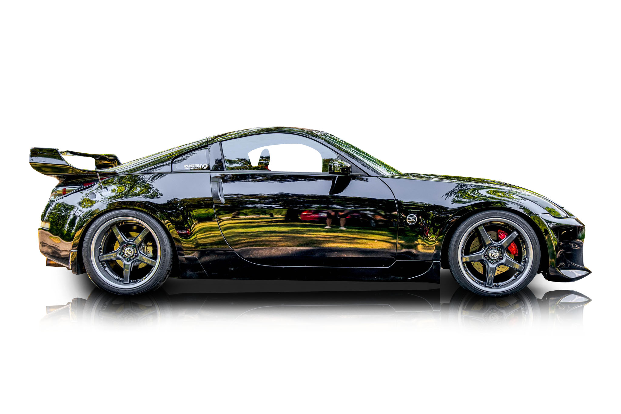 Passenger side photo of vehicle