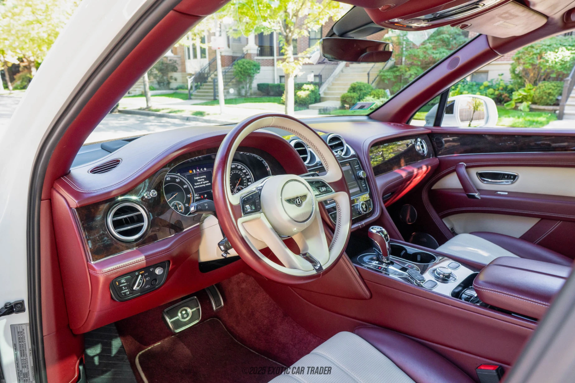 The interior of the vehicle for sale