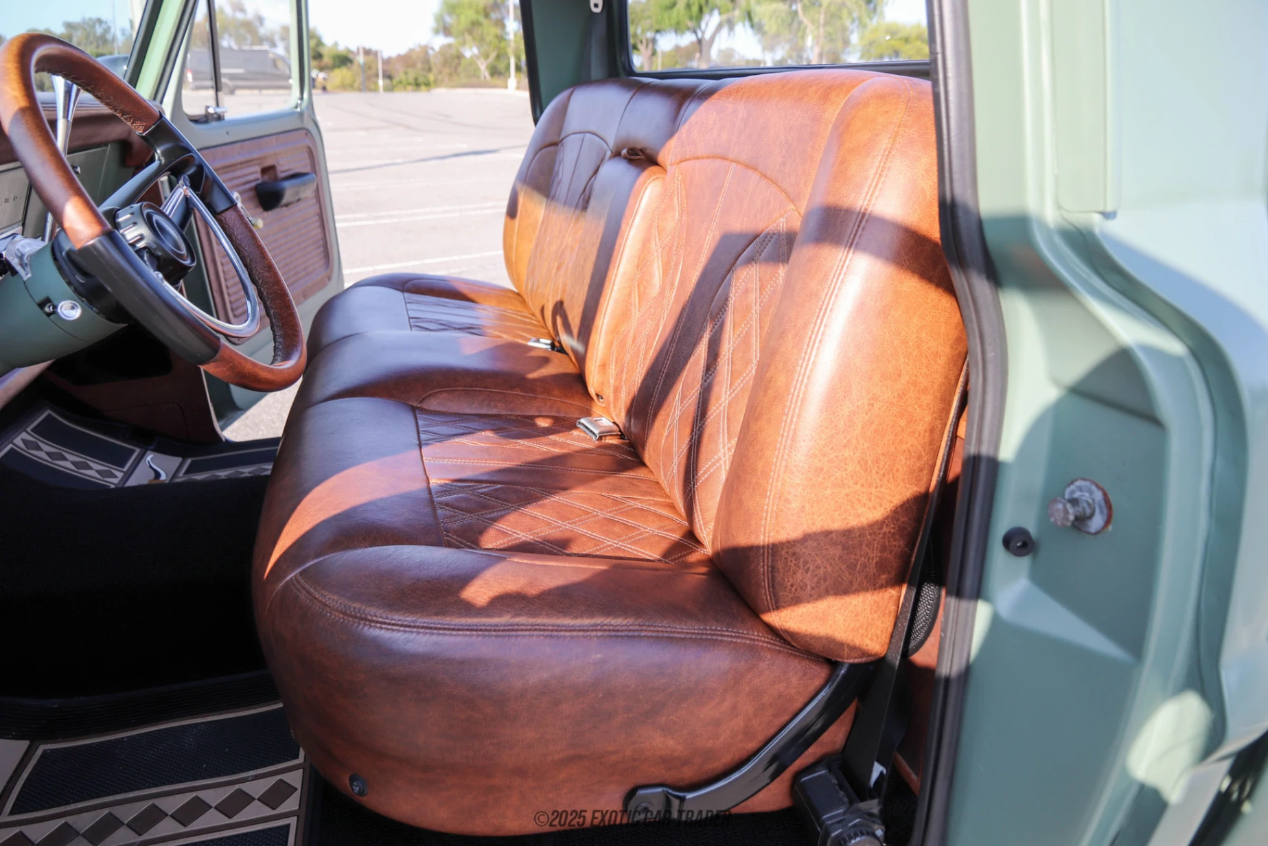 The interior of the vehicle for sale