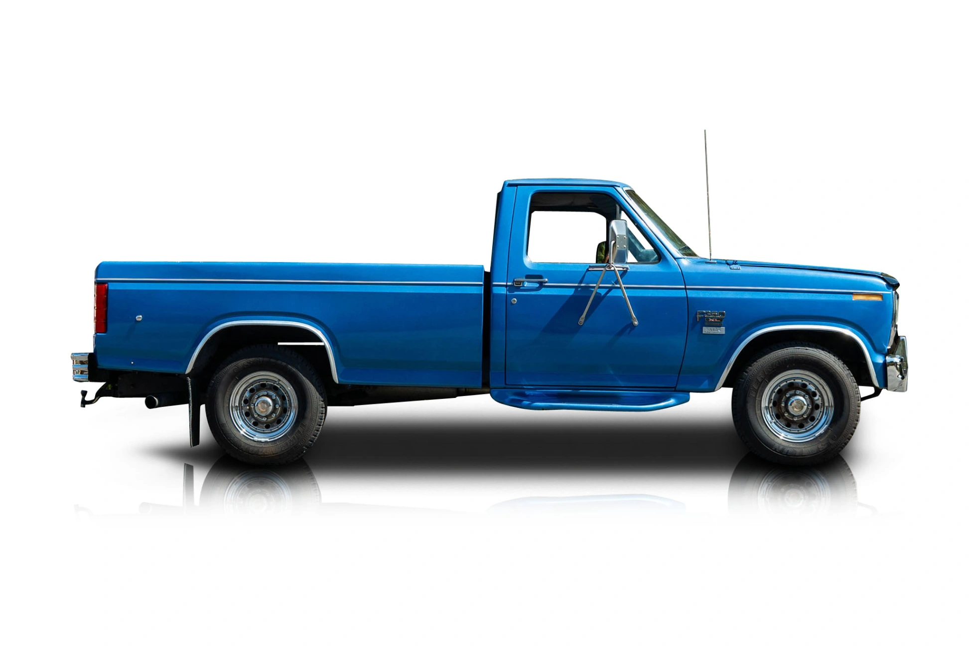 Passenger side photo of vehicle