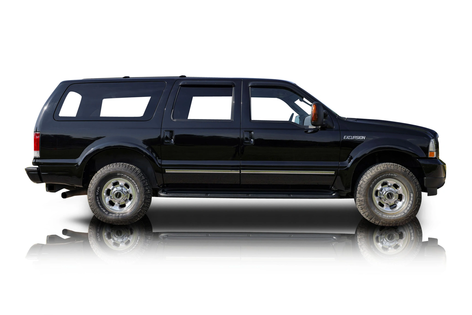 Passenger side photo of vehicle