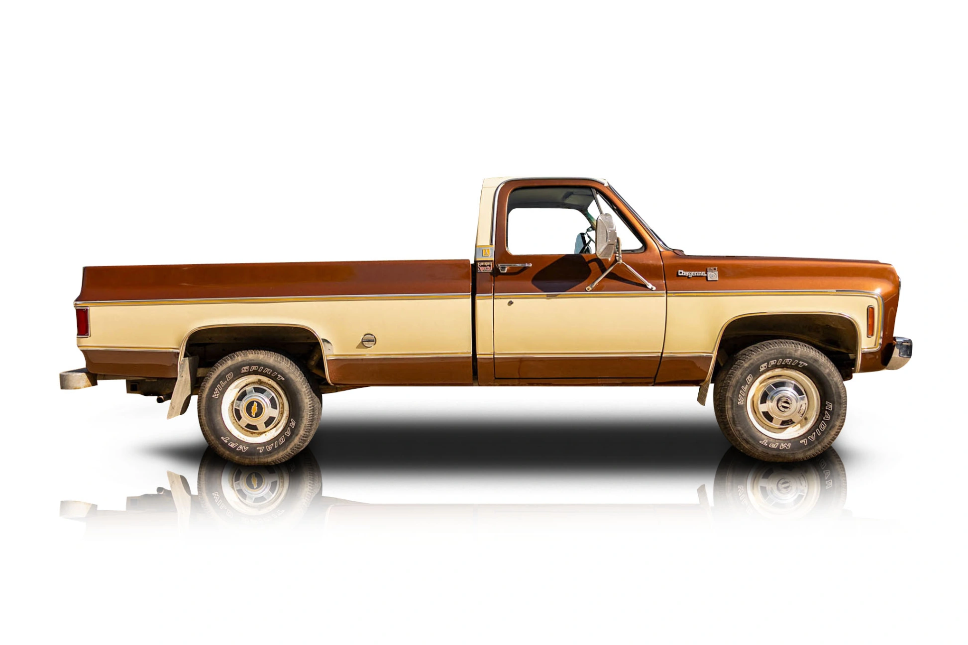 Passenger side photo of vehicle