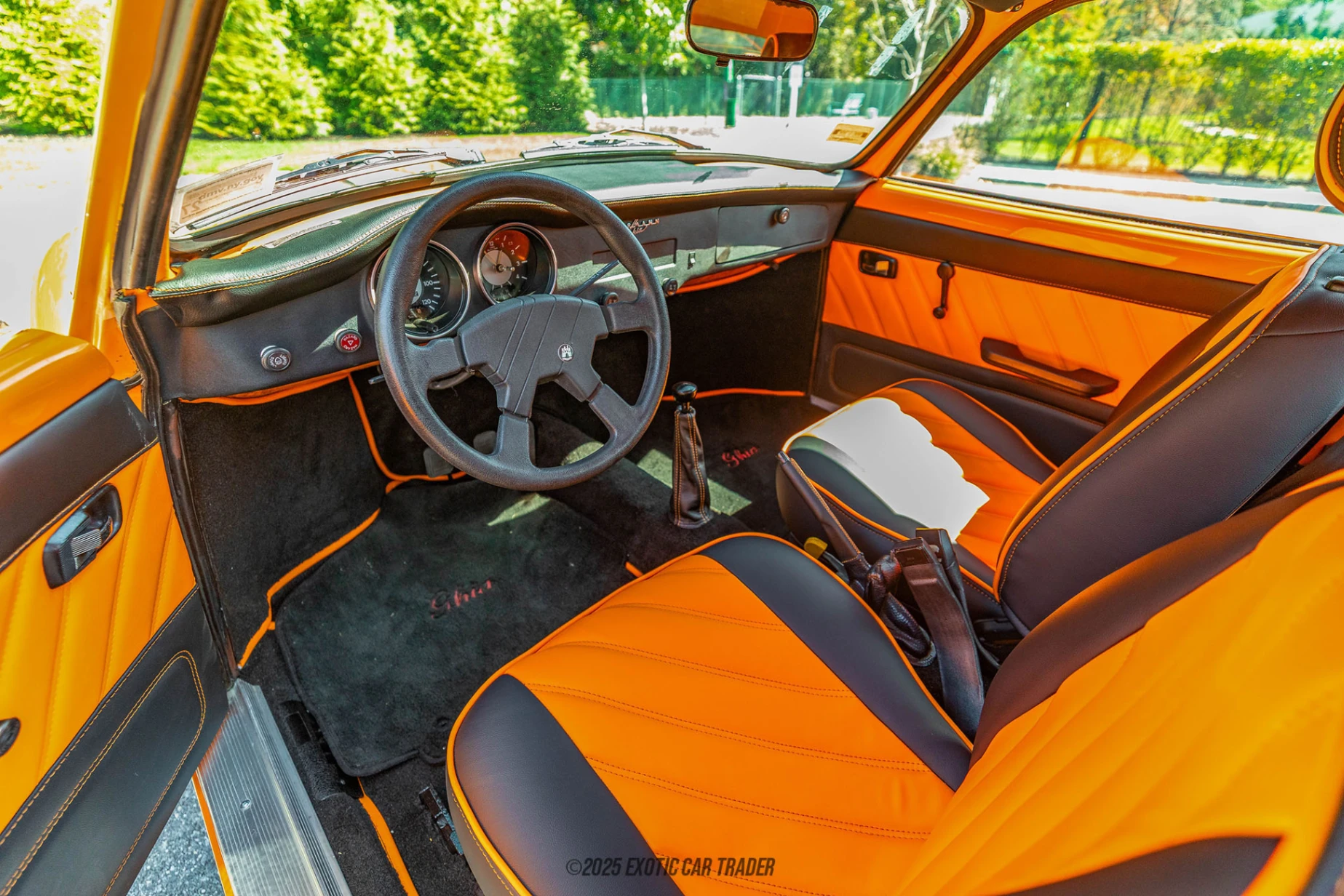 The interior of the vehicle for sale