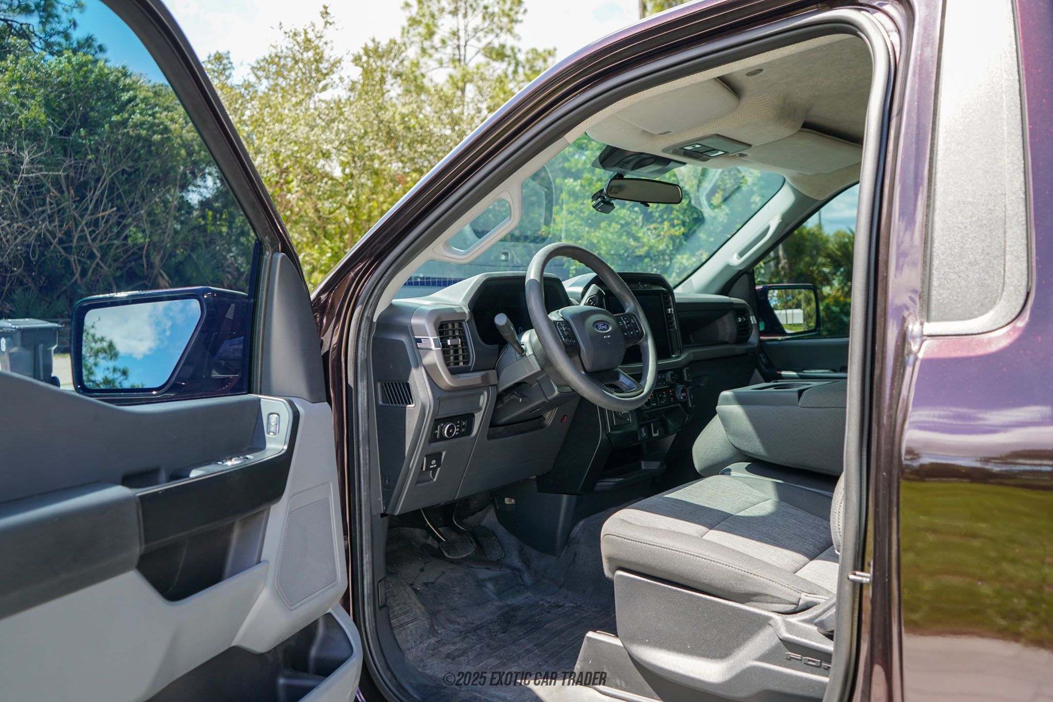 The interior of the vehicle for sale