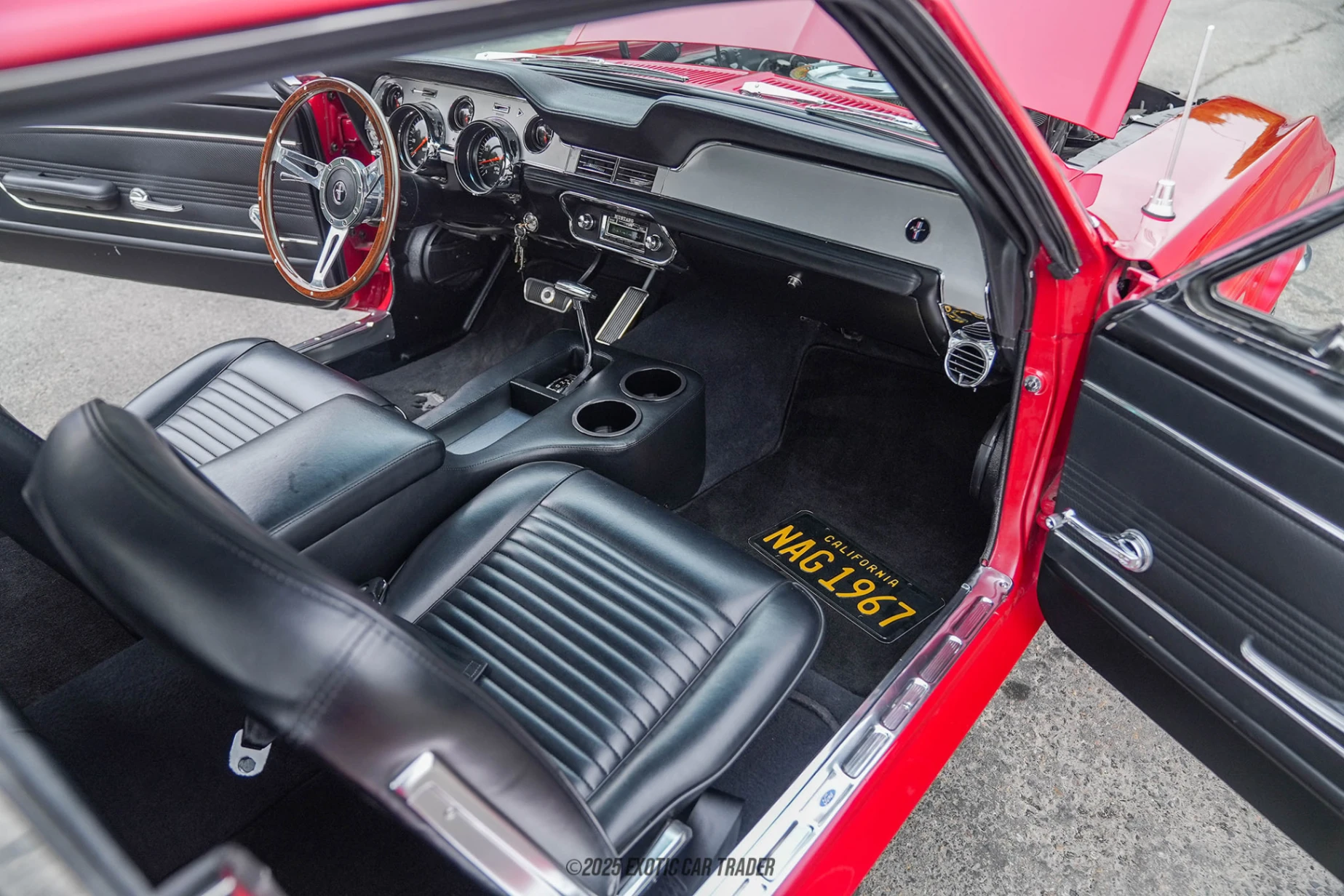 The interior of the vehicle for sale