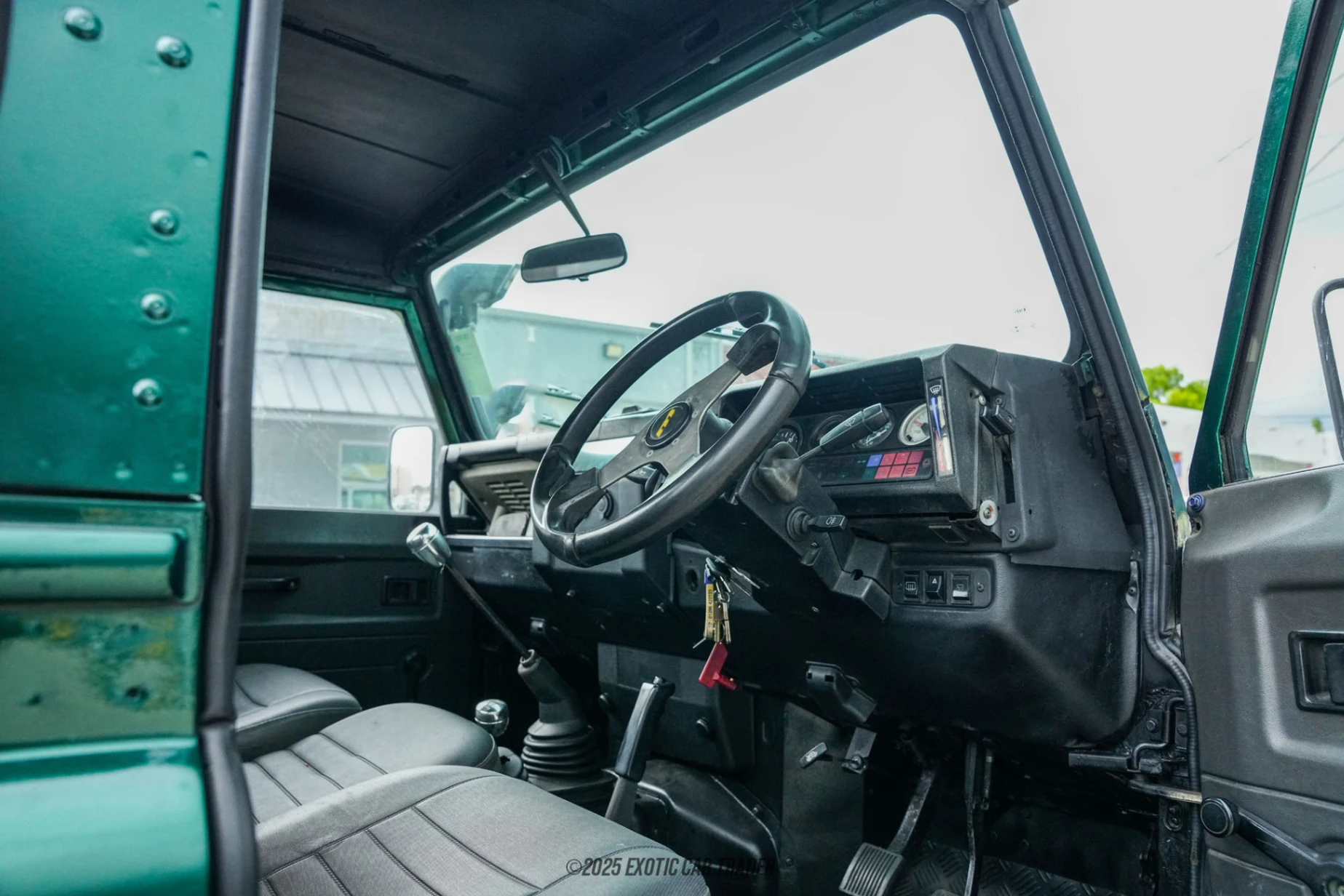 The interior of the vehicle for sale
