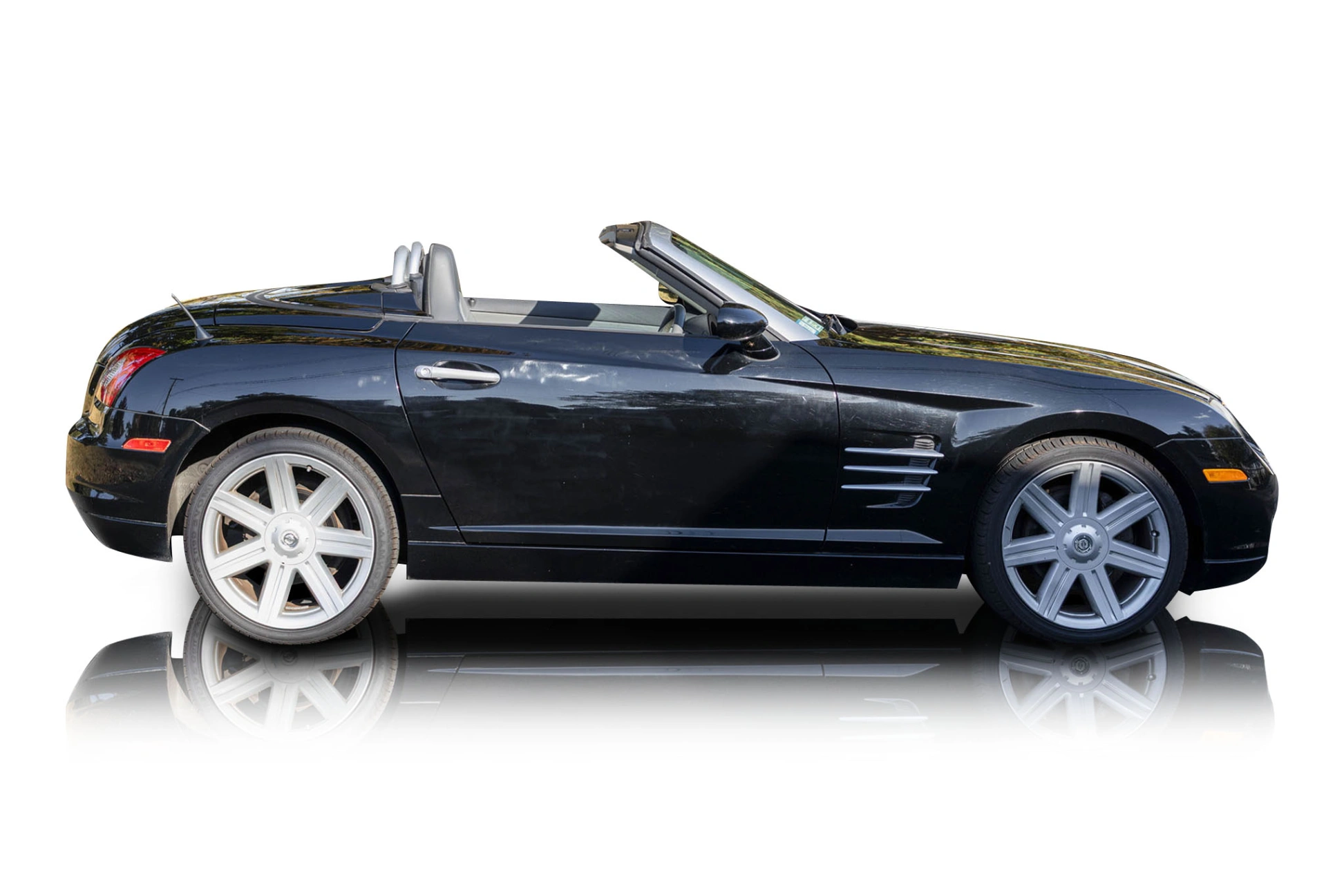 Passenger side photo of vehicle