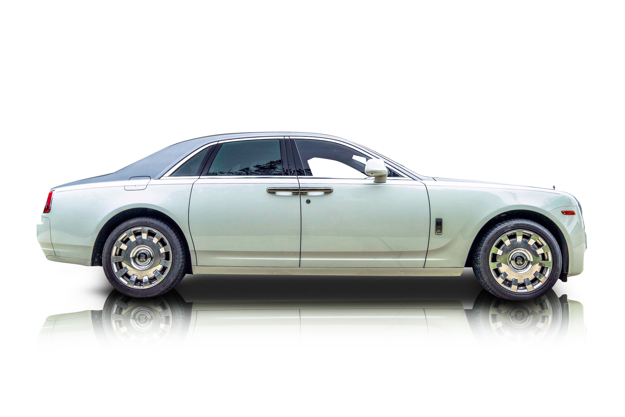 Passenger side photo of vehicle