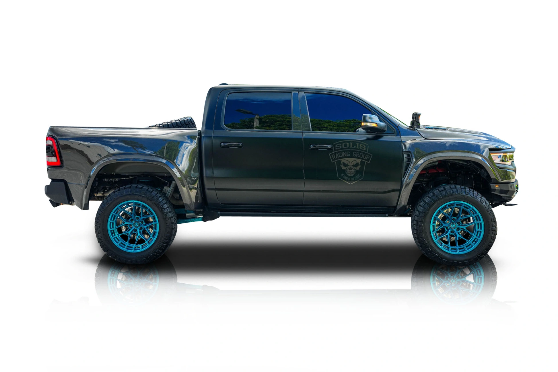 Passenger side photo of vehicle