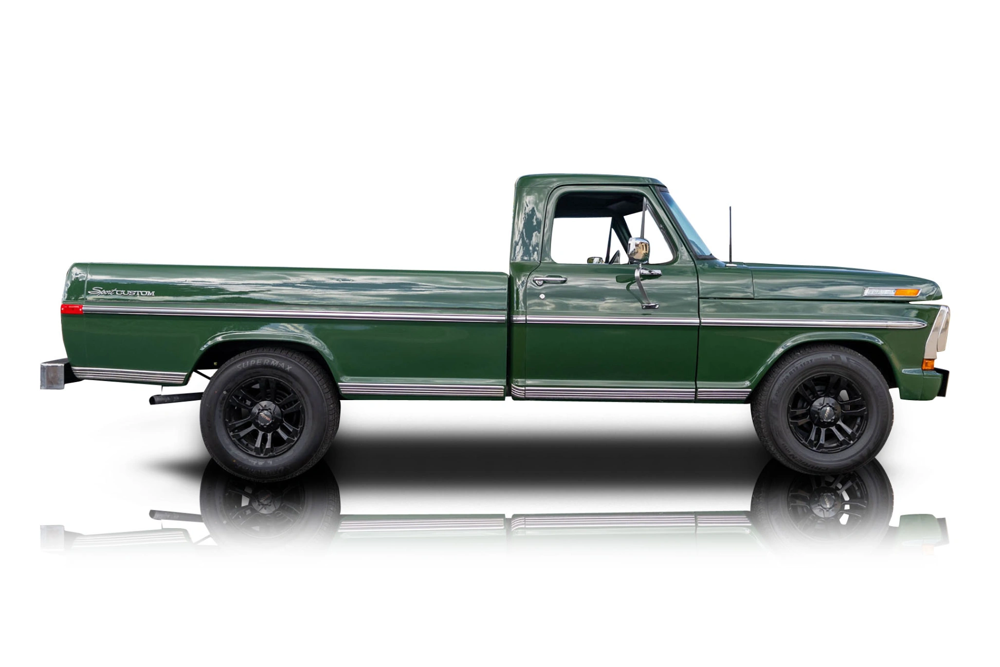 Passenger side photo of vehicle