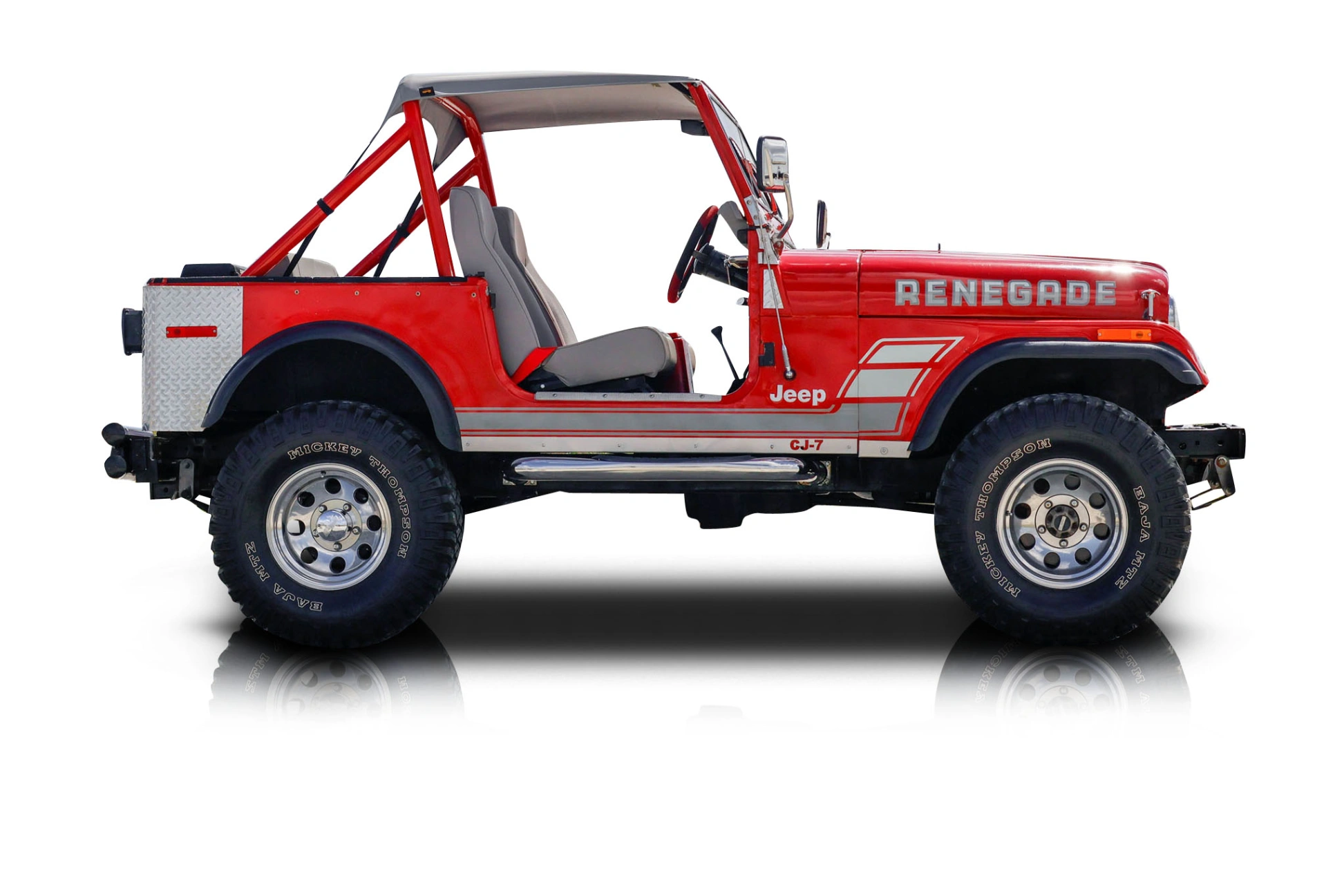 Passenger side photo of vehicle