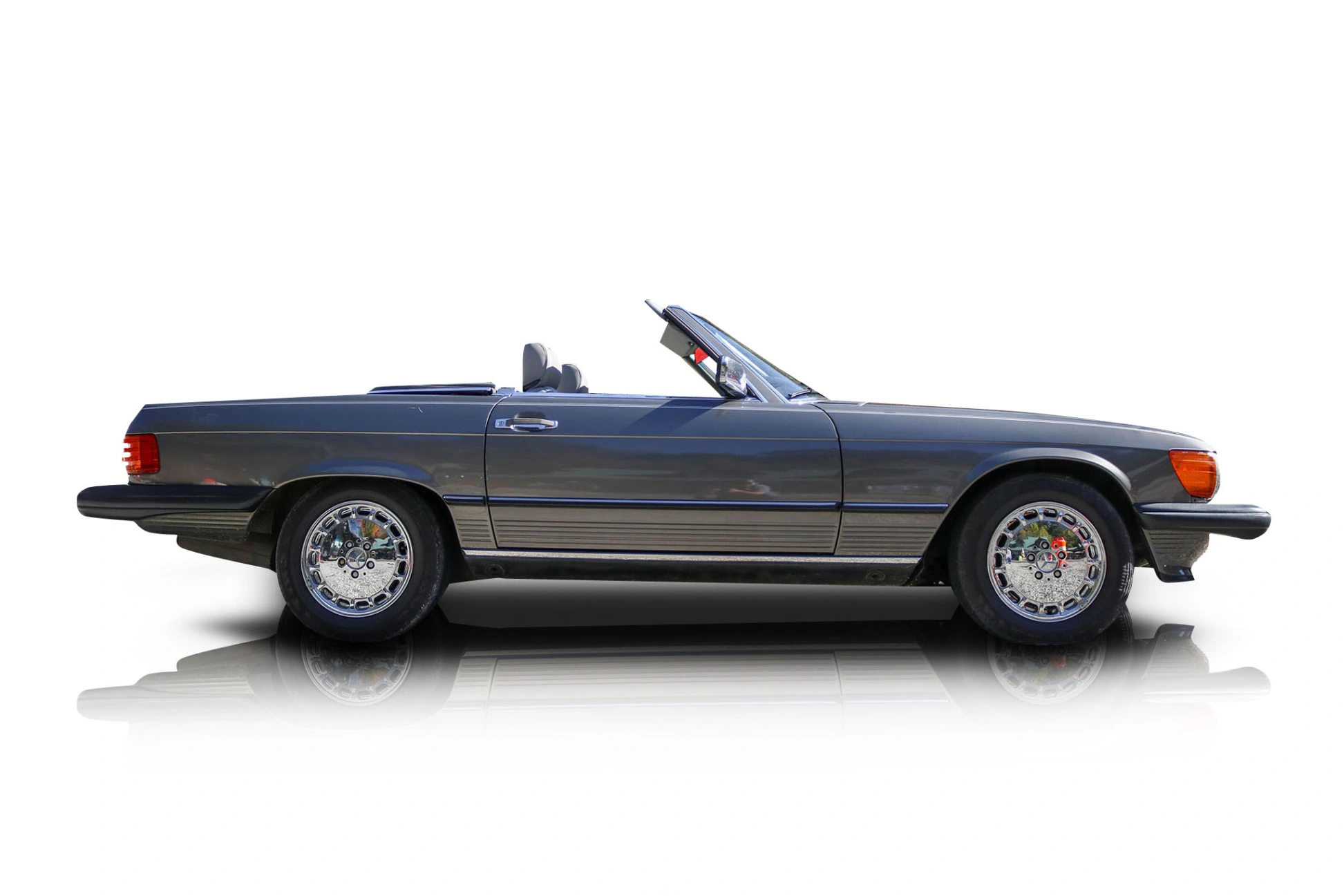 Passenger side photo of vehicle