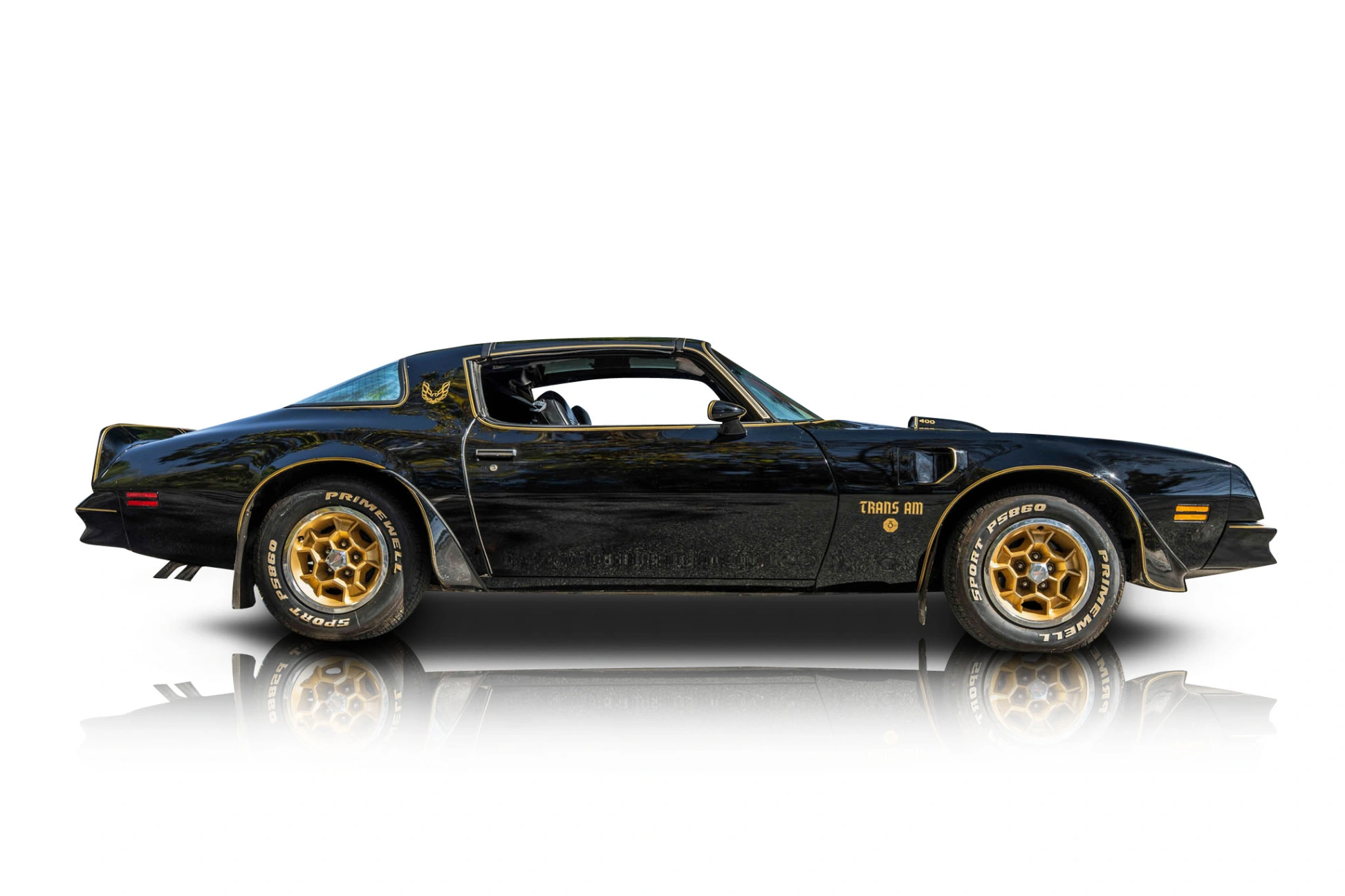 Passenger side photo of vehicle