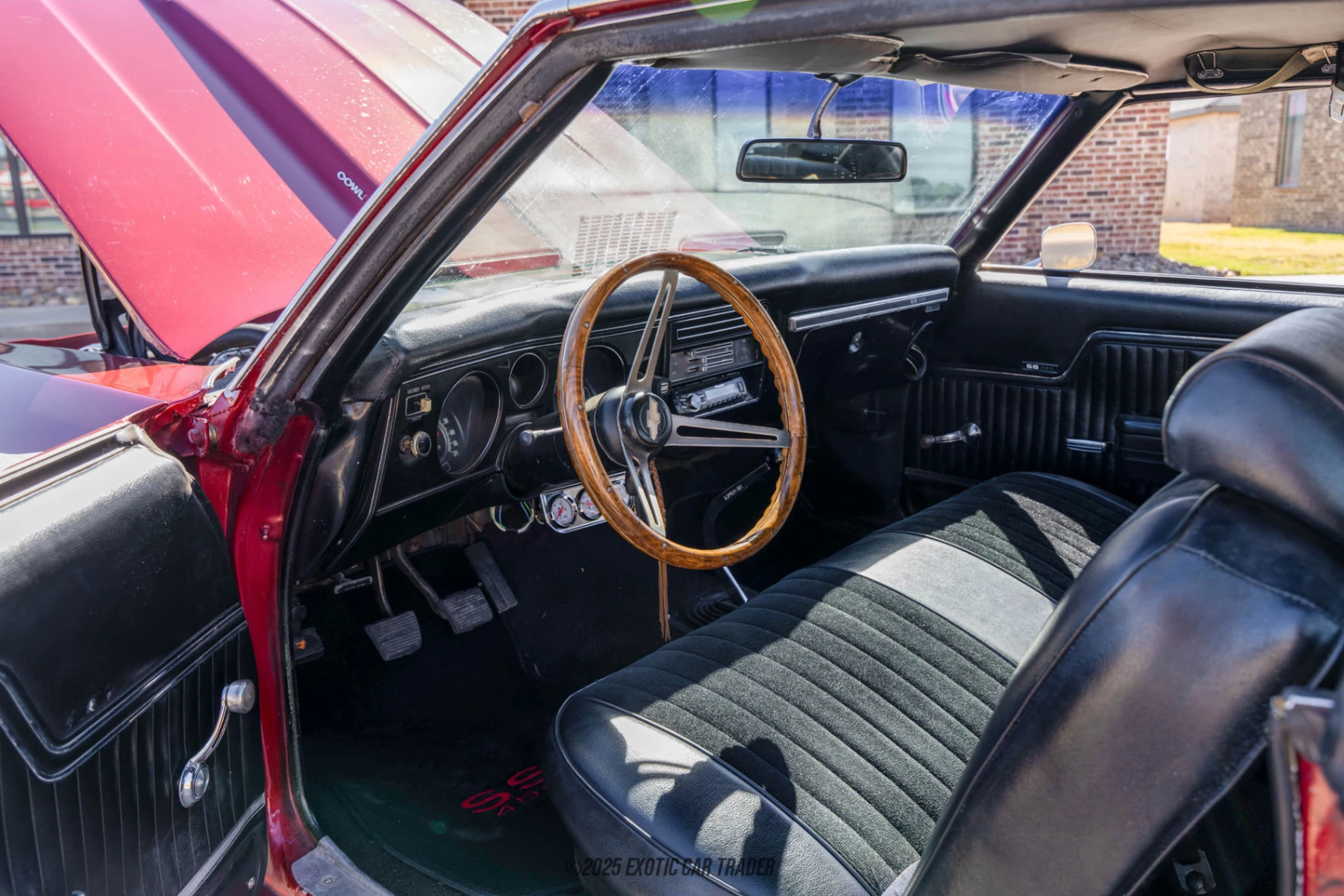 The interior of the vehicle for sale