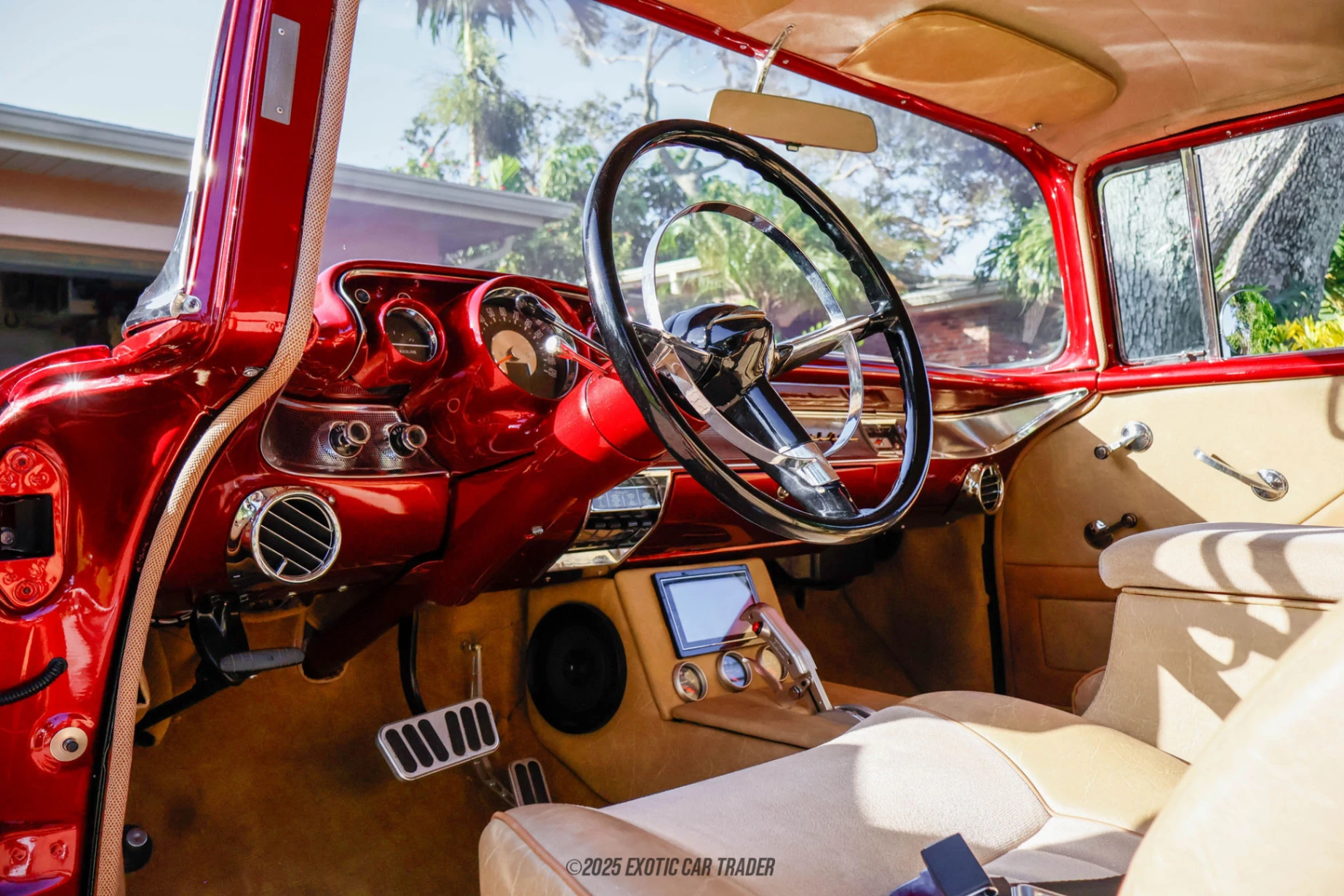 The interior of the vehicle for sale
