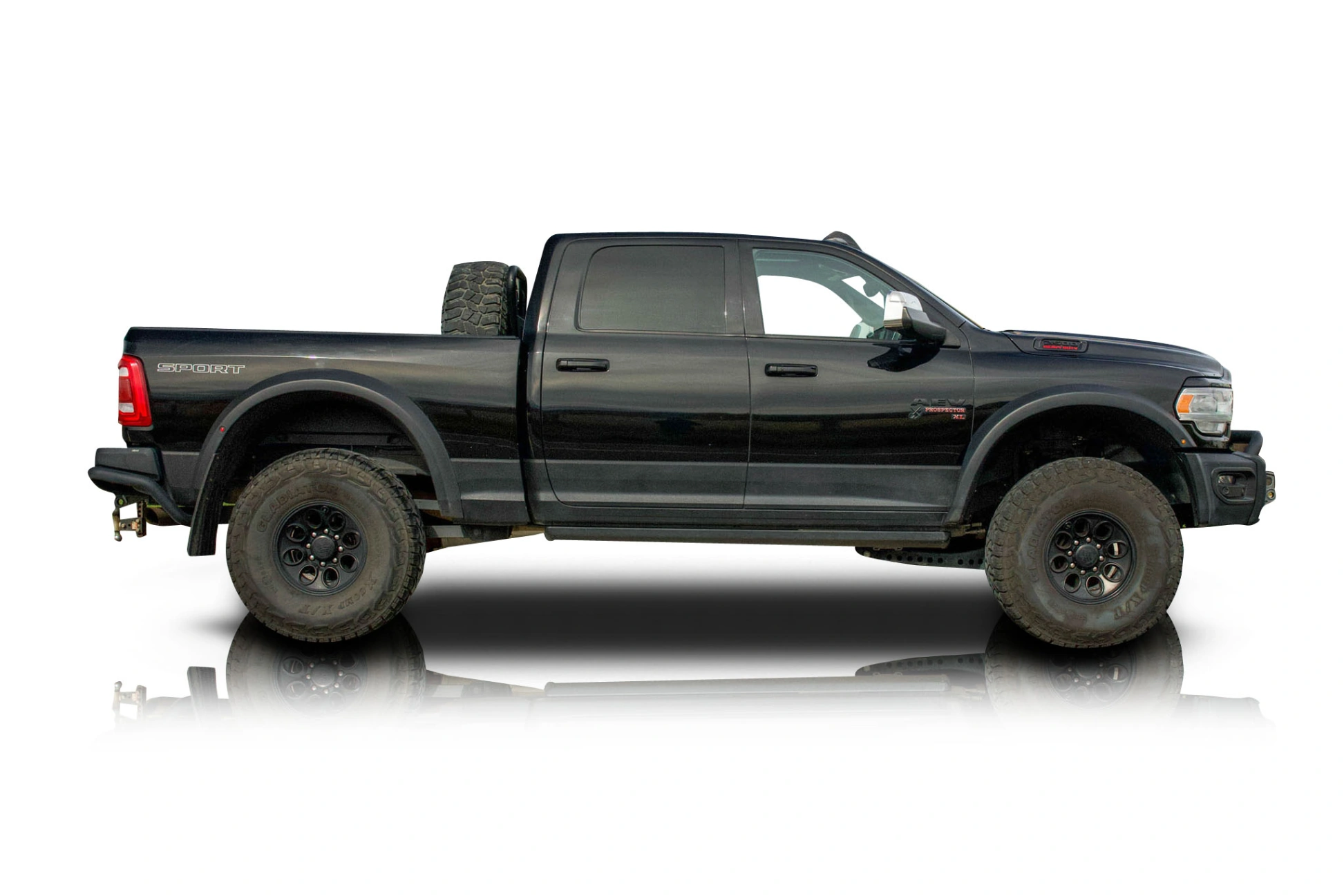 Passenger side photo of vehicle