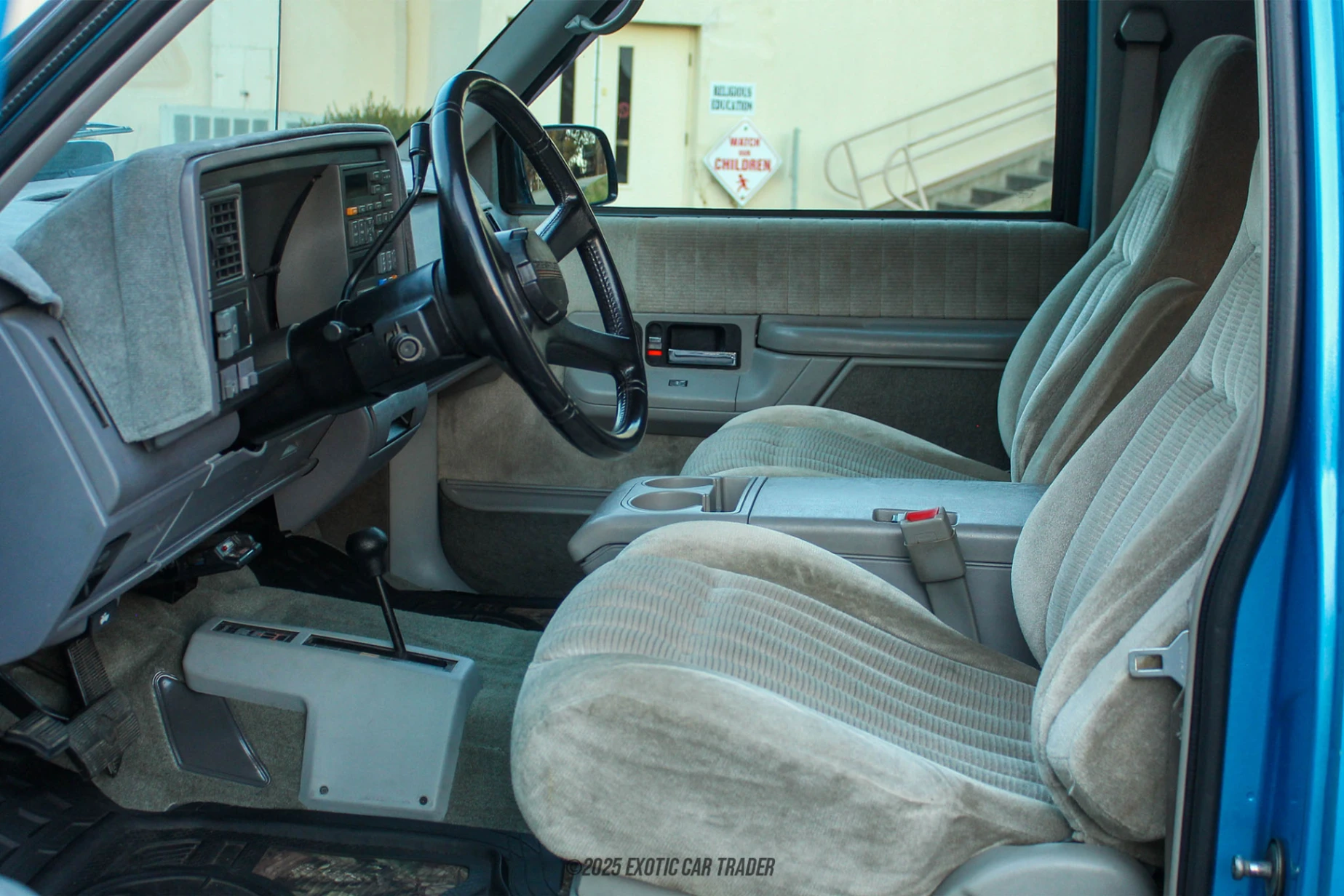 The interior of the vehicle for sale