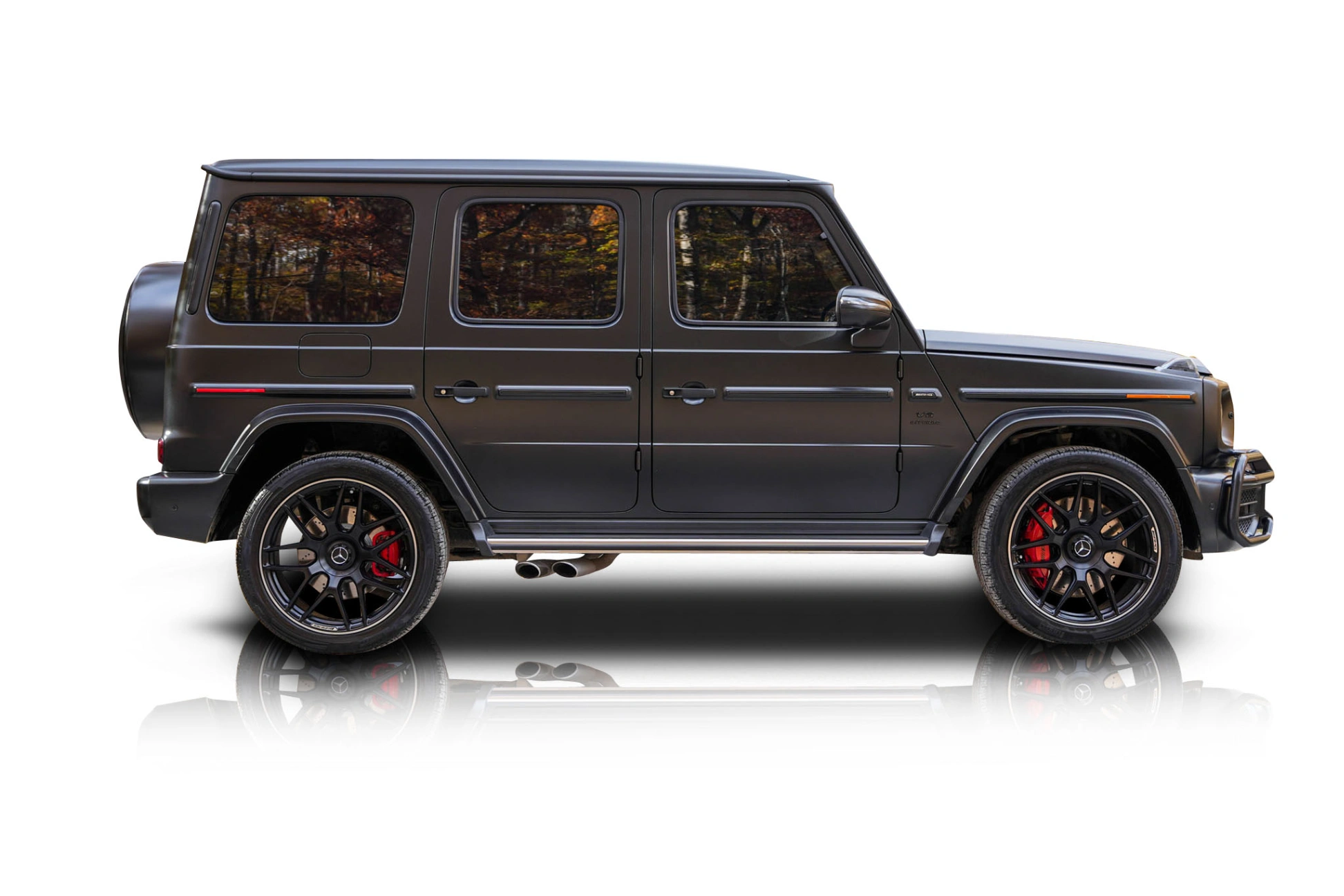 Passenger side photo of vehicle