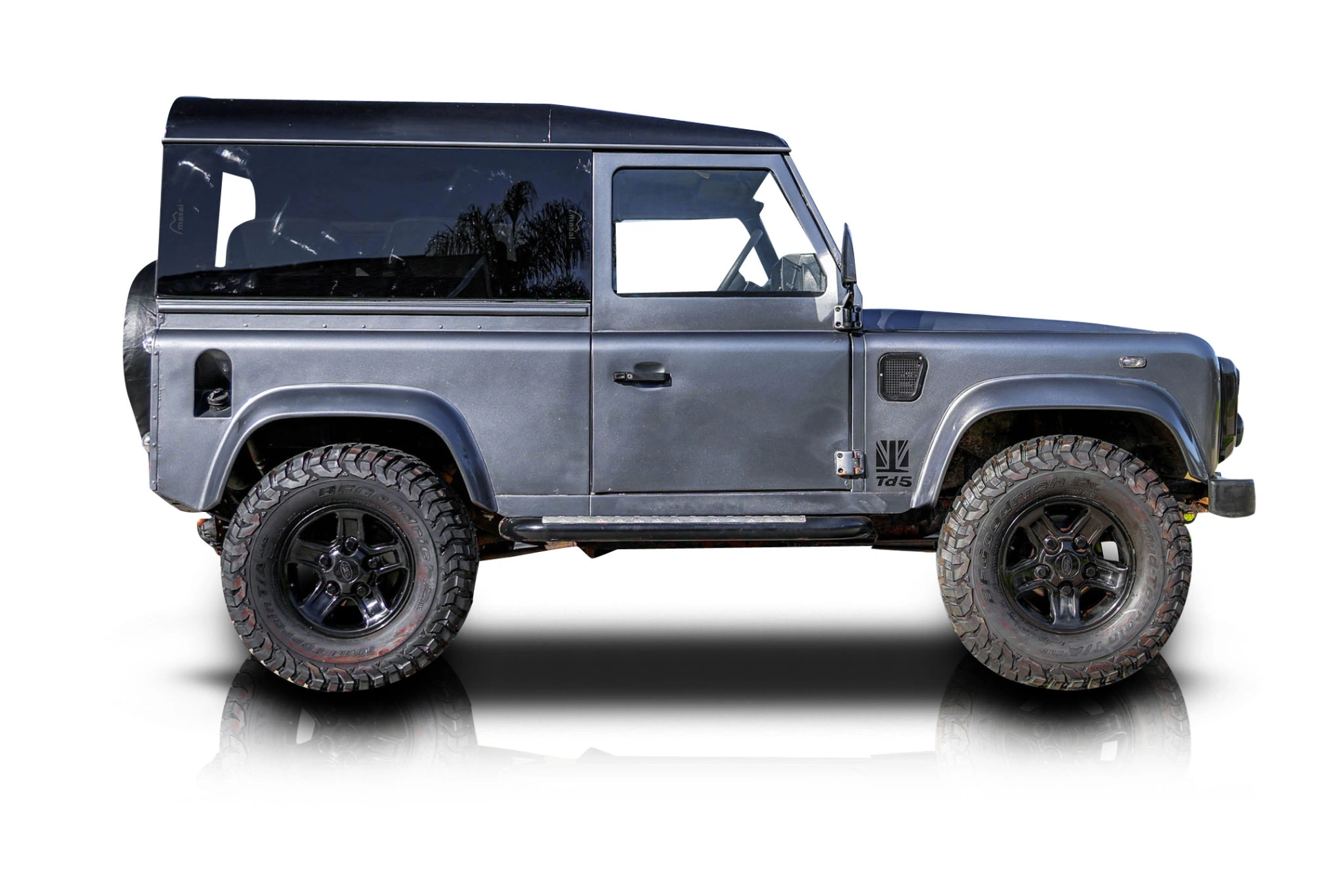 Passenger side photo of vehicle