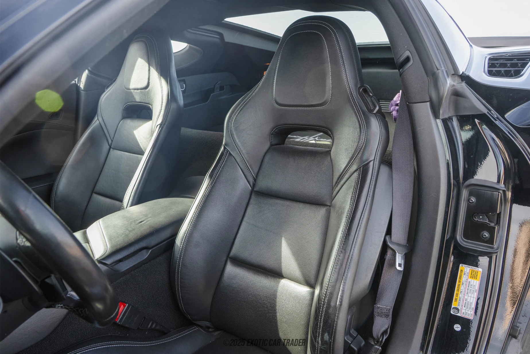 The interior of the vehicle for sale