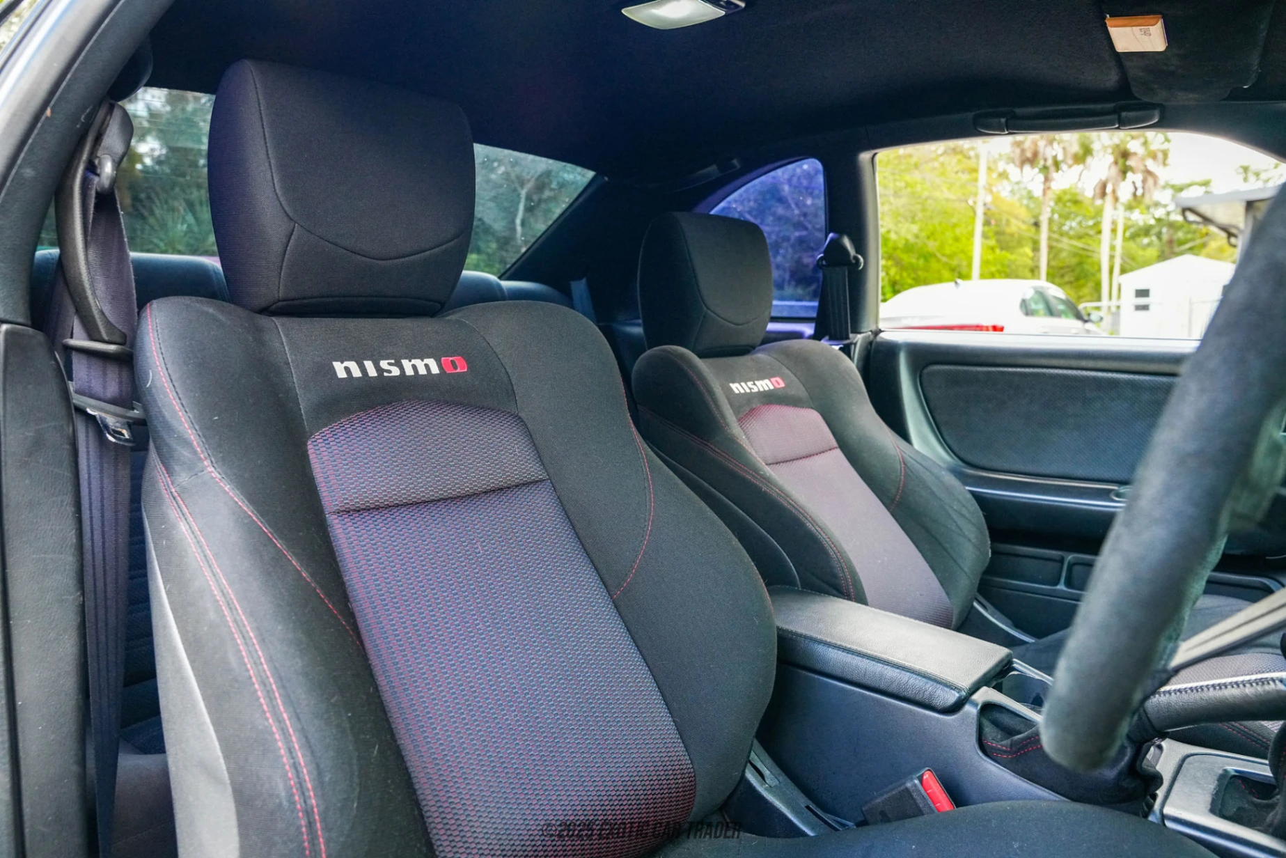 The interior of the vehicle for sale