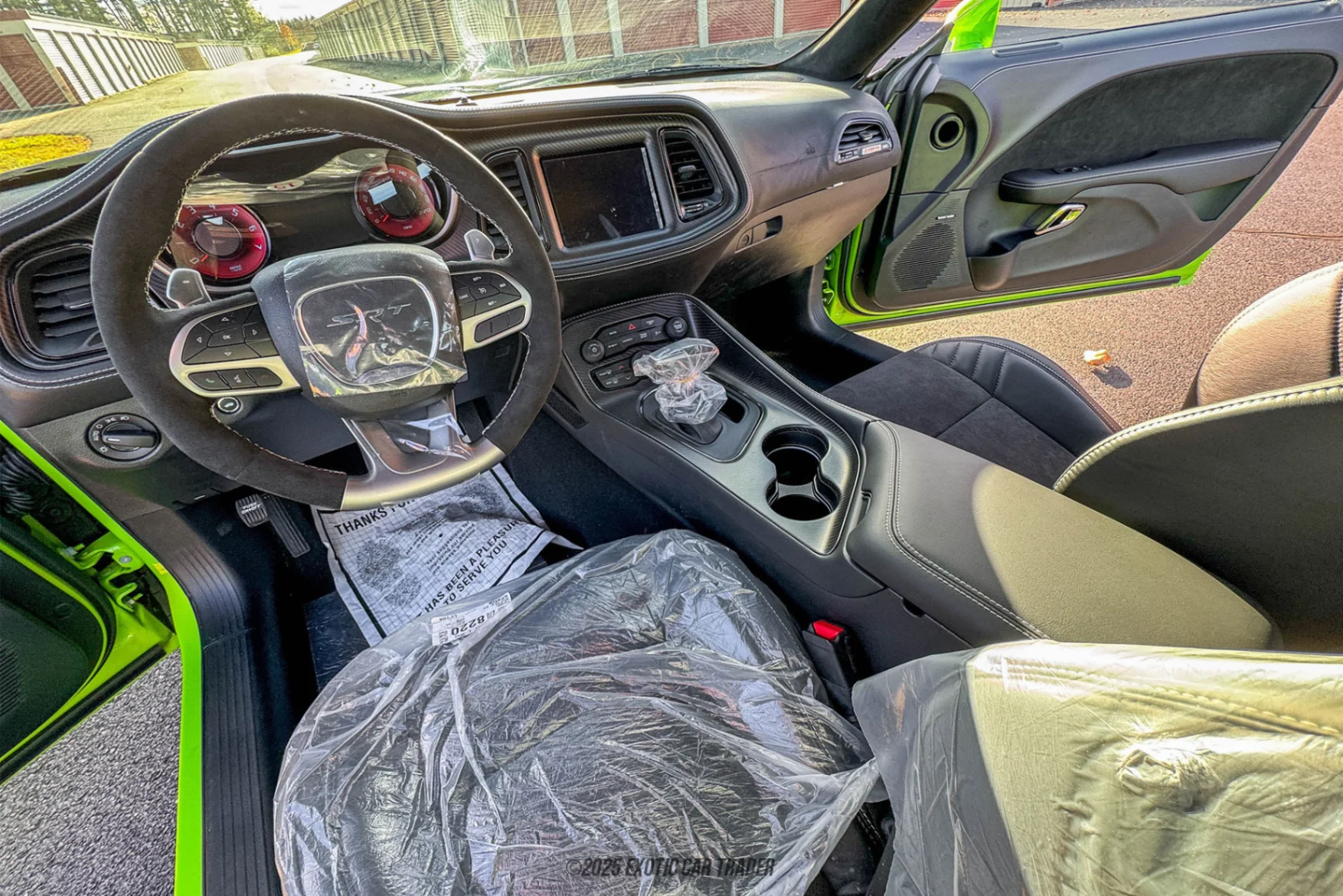 The interior of the vehicle for sale