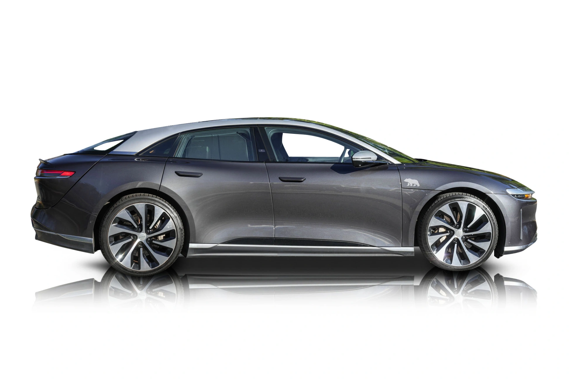 Passenger side photo of vehicle