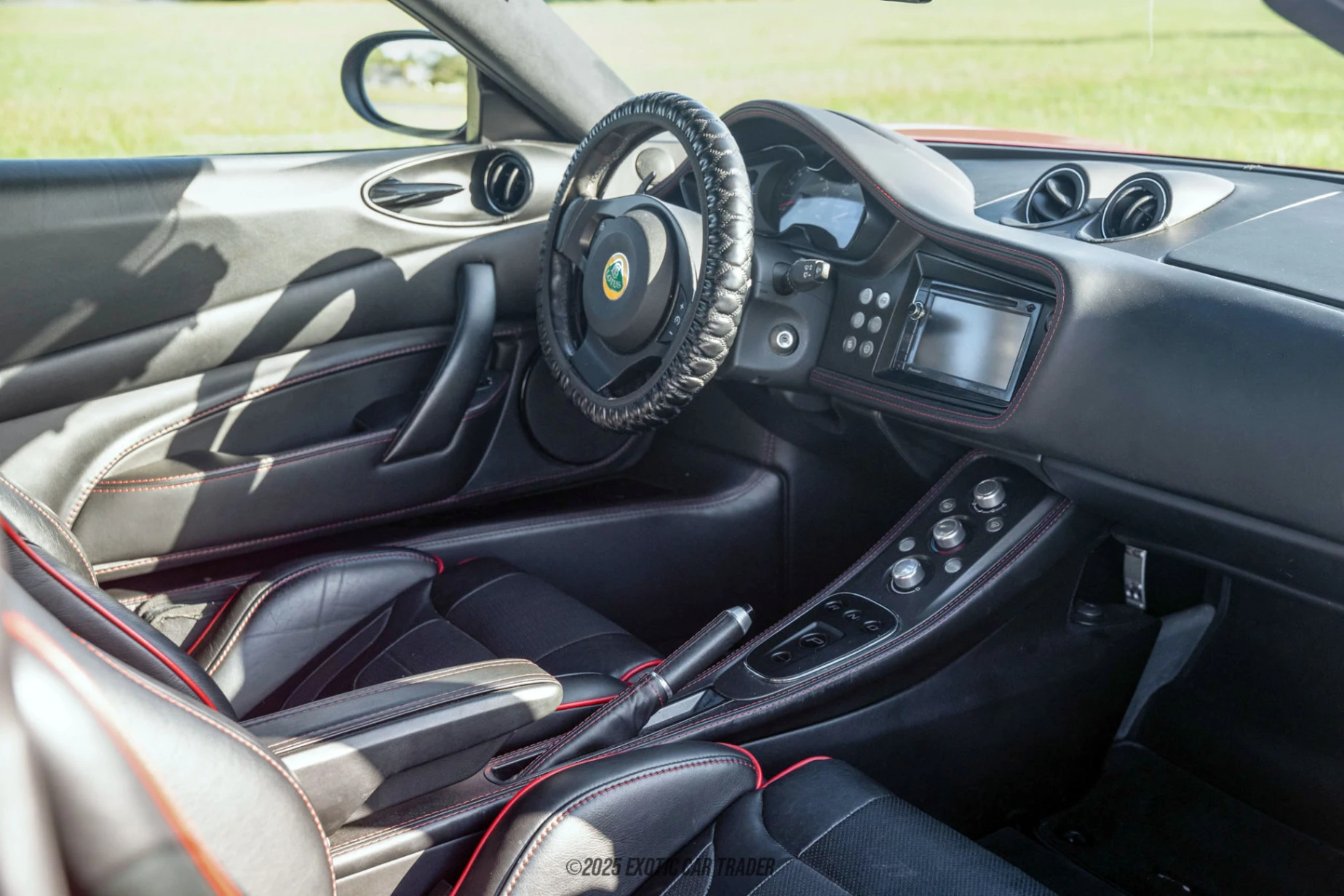 The interior of the vehicle for sale