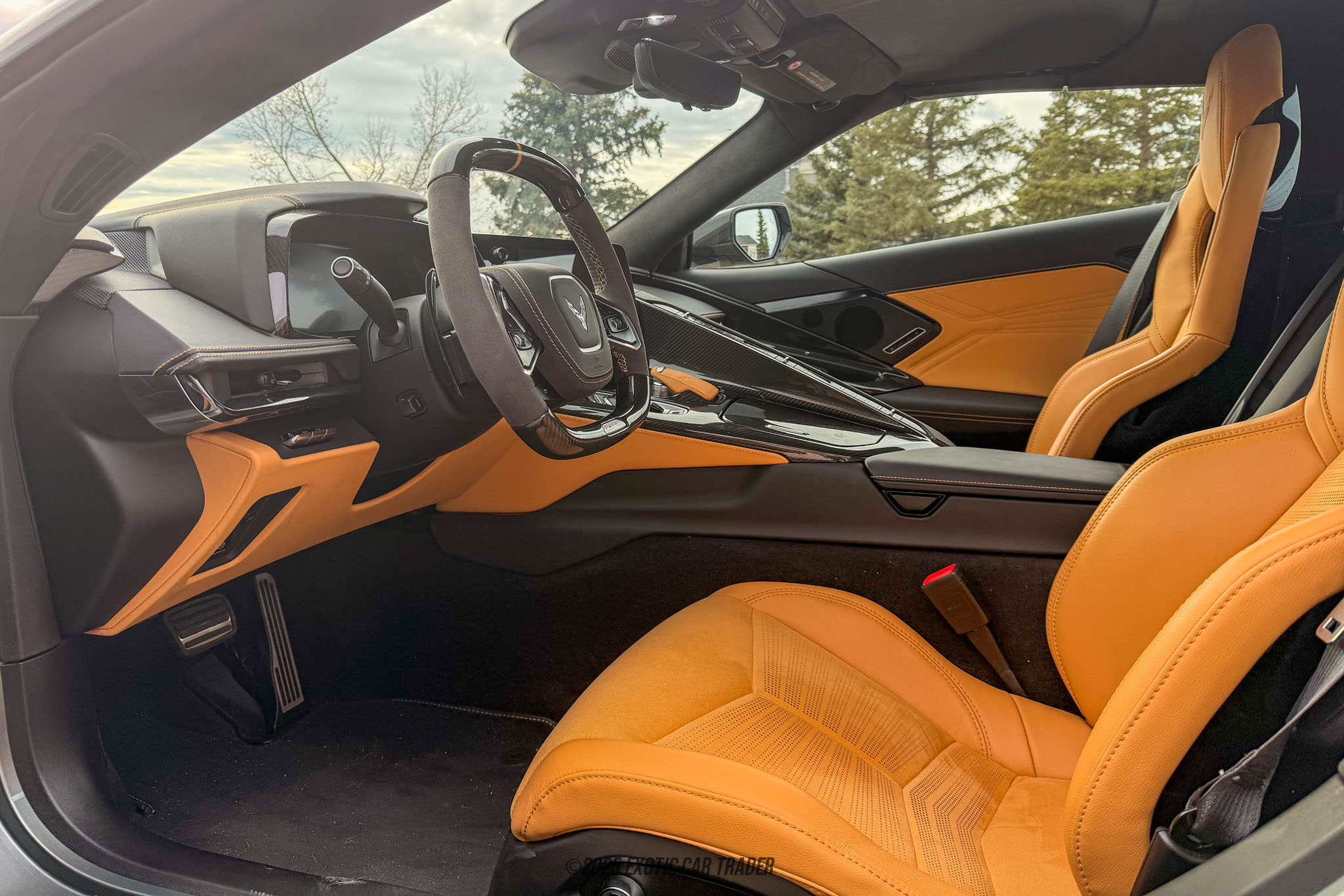 The interior of the vehicle for sale