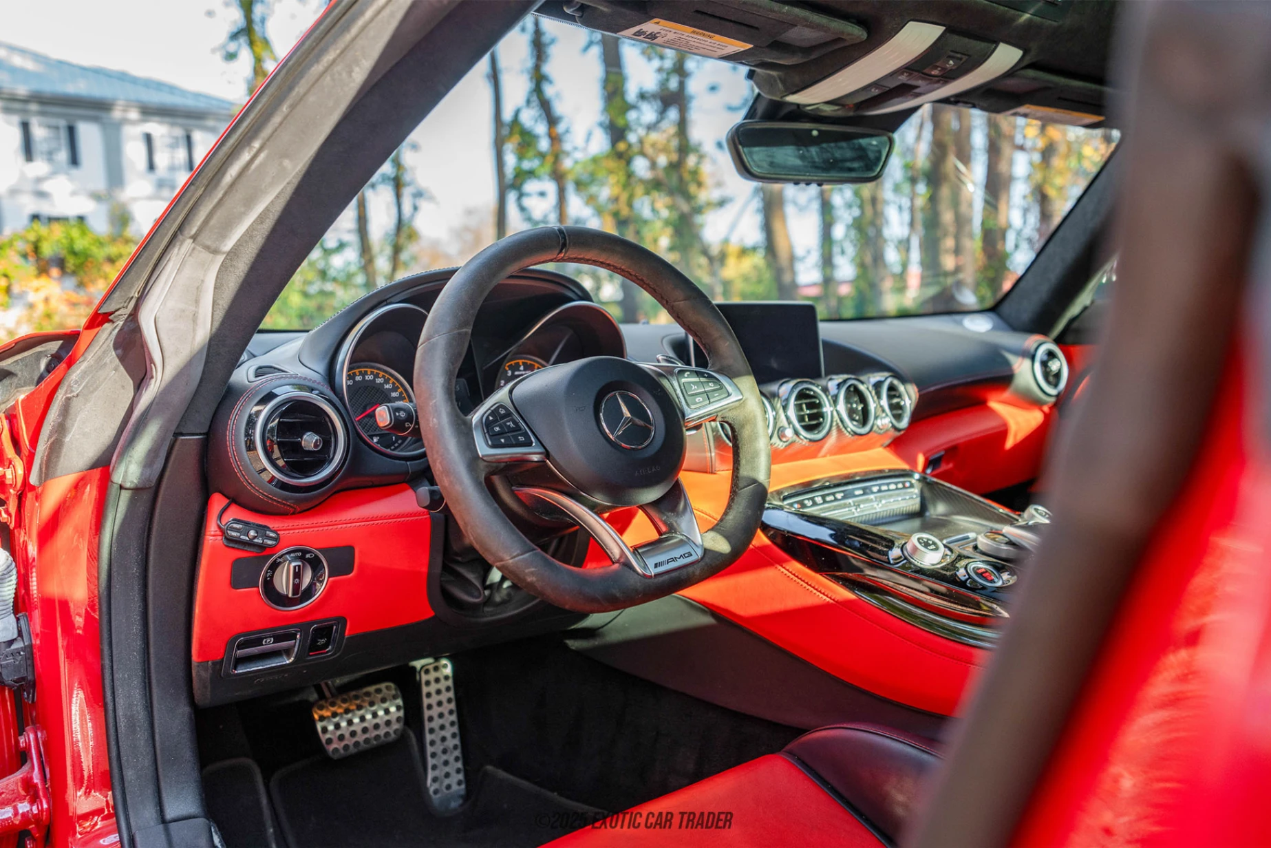 The interior of the vehicle for sale