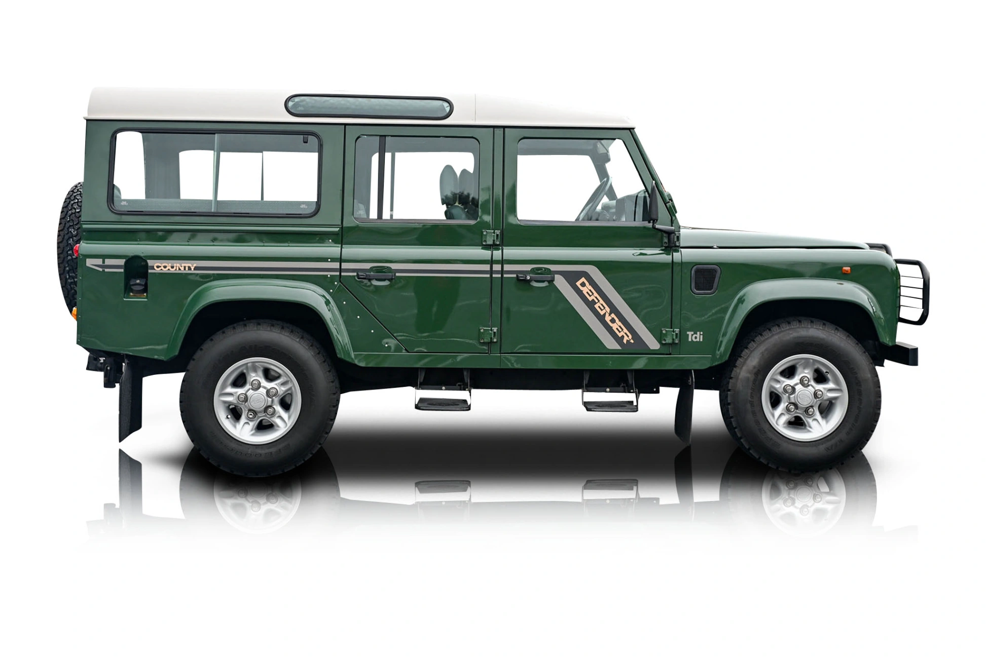 Passenger side photo of vehicle