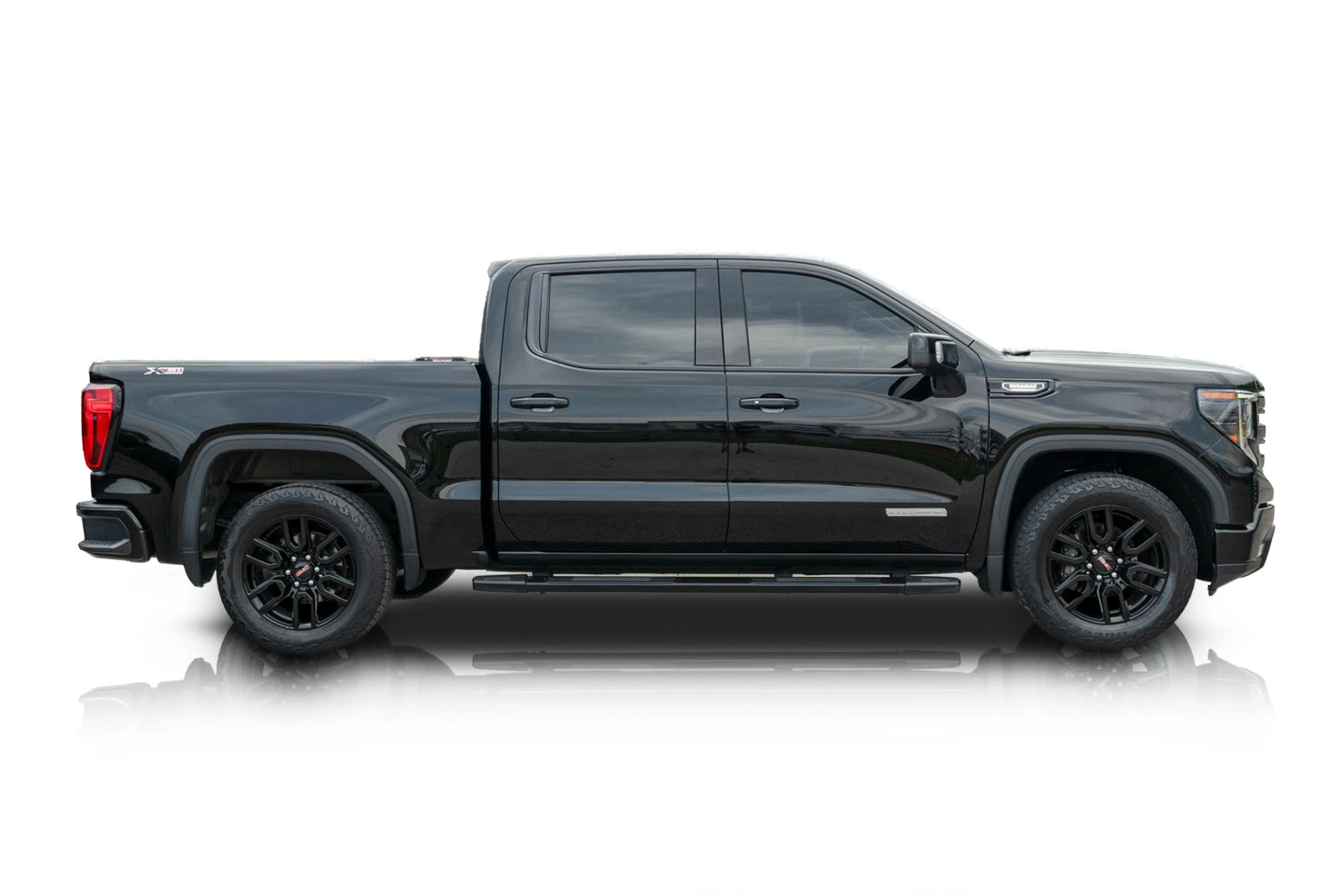 Passenger side photo of vehicle