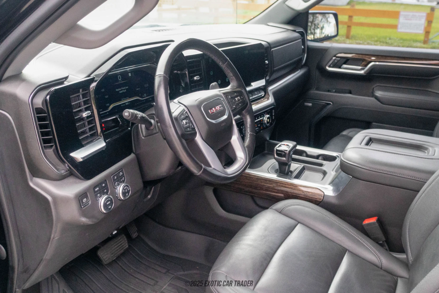 The interior of the vehicle for sale