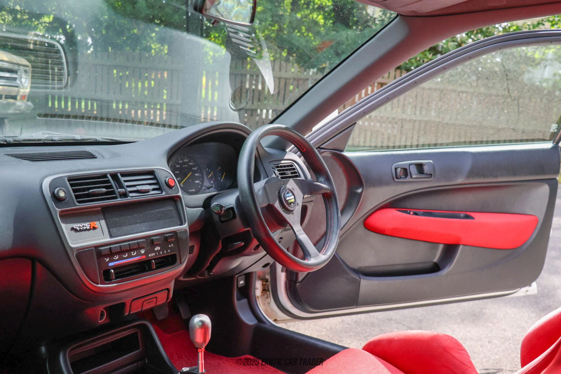 The interior of the vehicle for sale