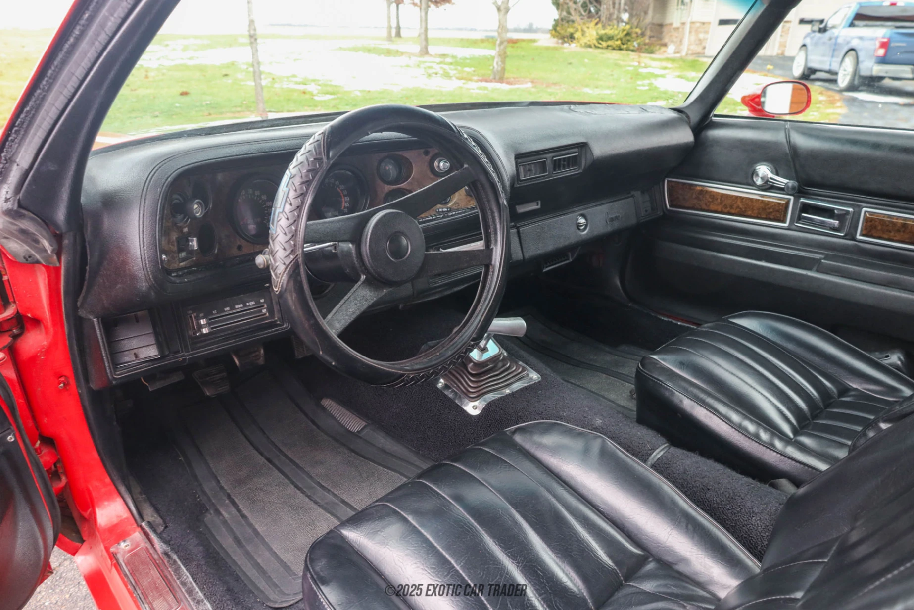 The interior of the vehicle for sale