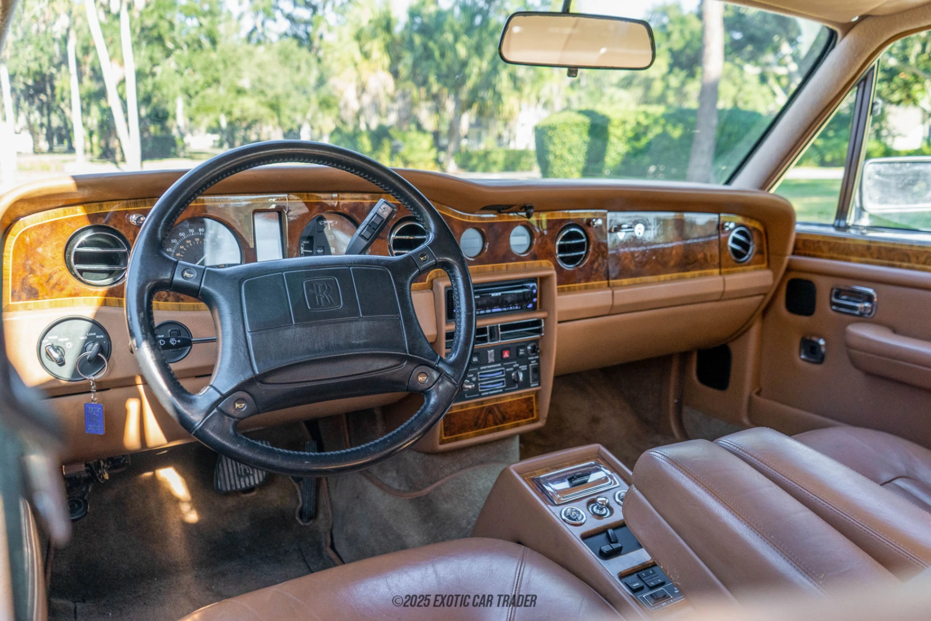 The interior of the vehicle for sale
